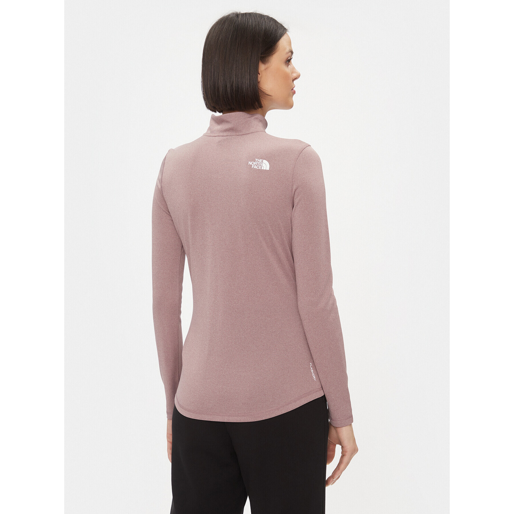 The North Face Полар W Flex 1/4 Zip - EuNF0A7ZB6JI91 Розов Regular Fit - Pepit.bg