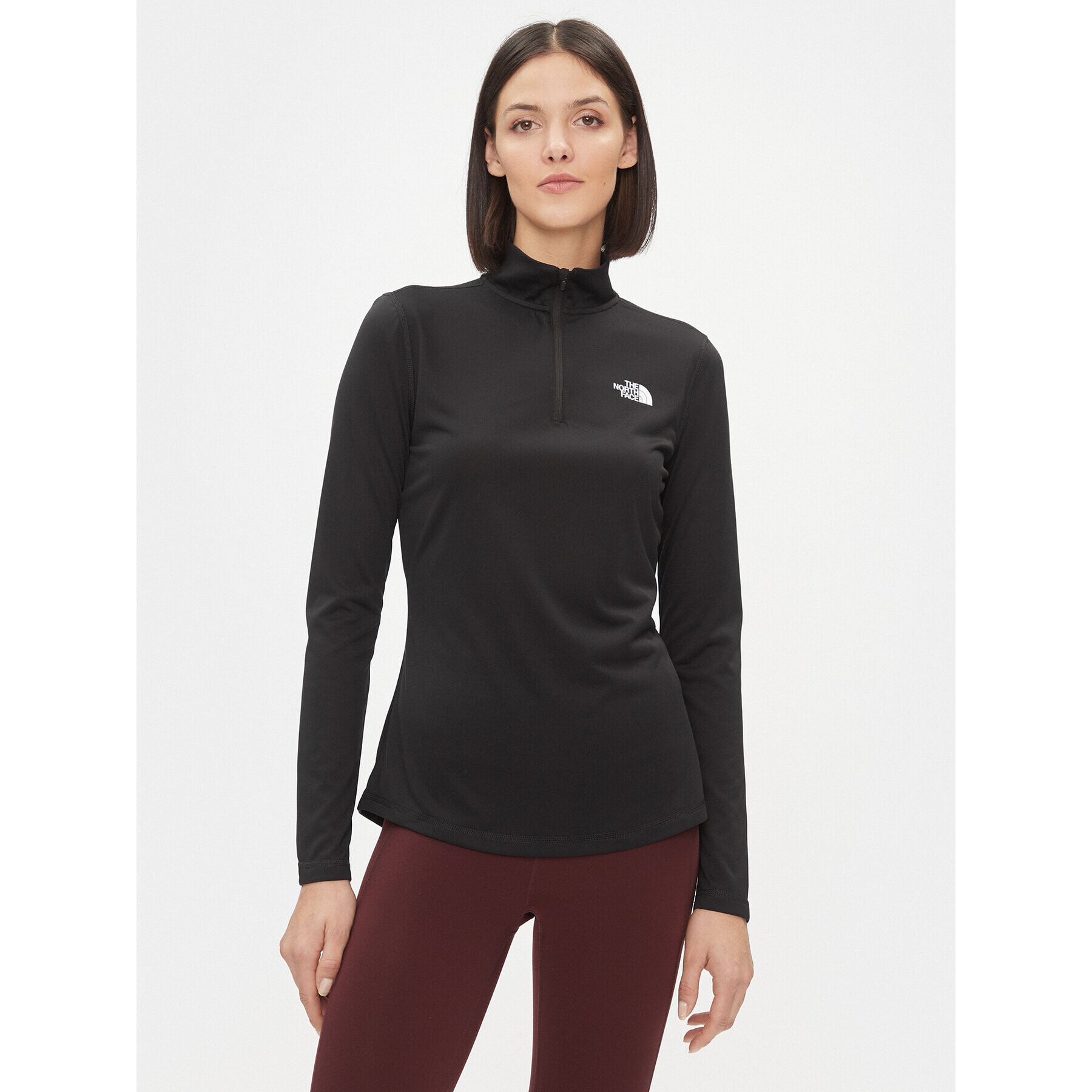The North Face Полар W Flex 1/4 Zip - EuNF0A7ZB6JK31 Черен Regular Fit - Pepit.bg