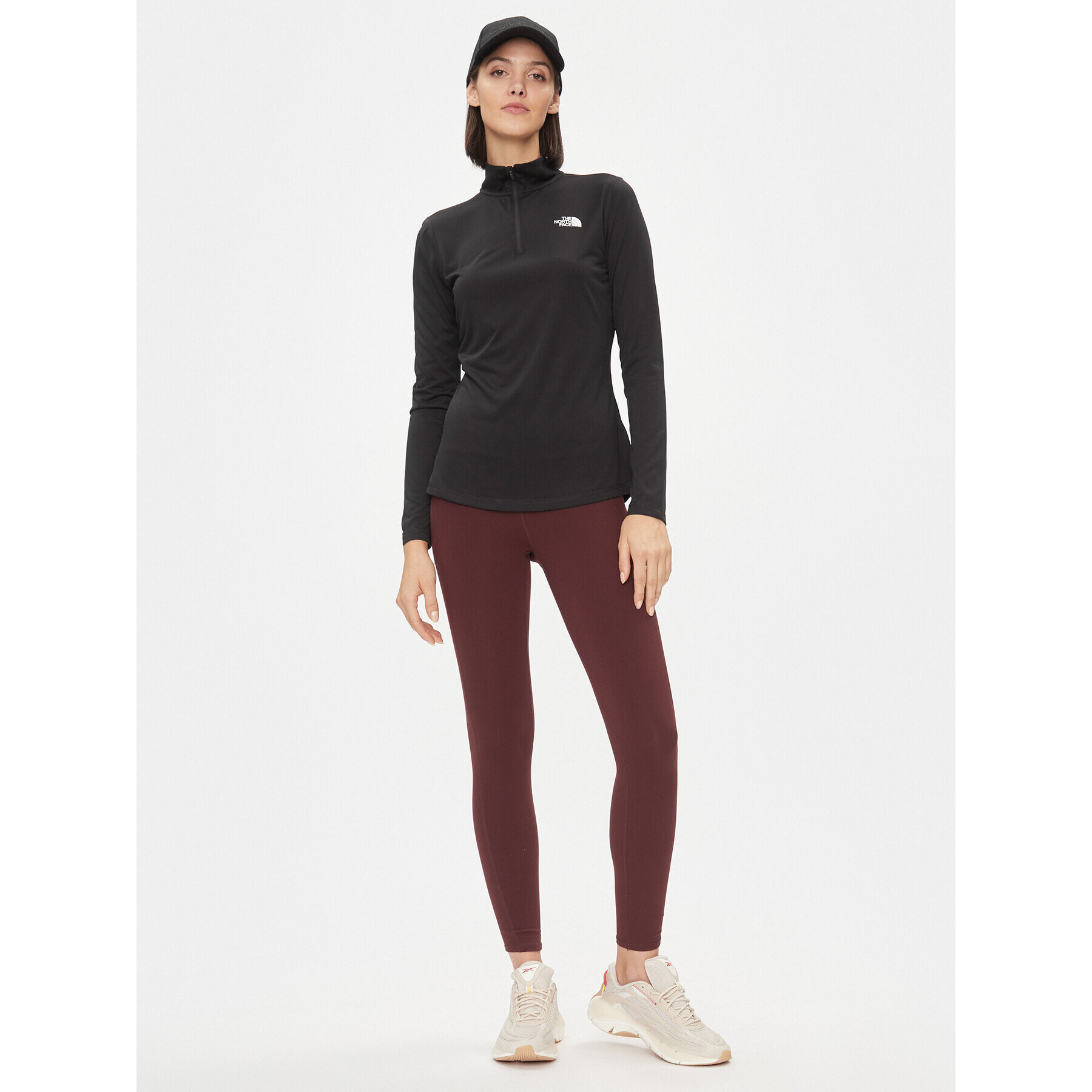 The North Face Полар W Flex 1/4 Zip - EuNF0A7ZB6JK31 Черен Regular Fit - Pepit.bg