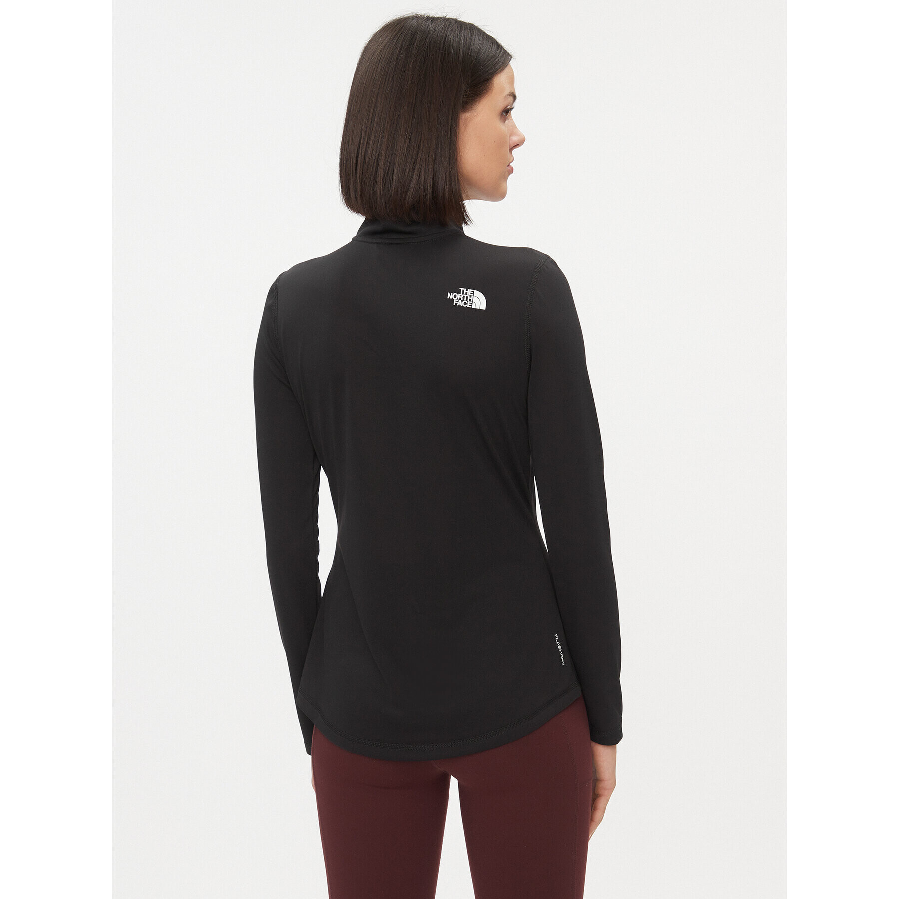 The North Face Полар W Flex 1/4 Zip - EuNF0A7ZB6JK31 Черен Regular Fit - Pepit.bg