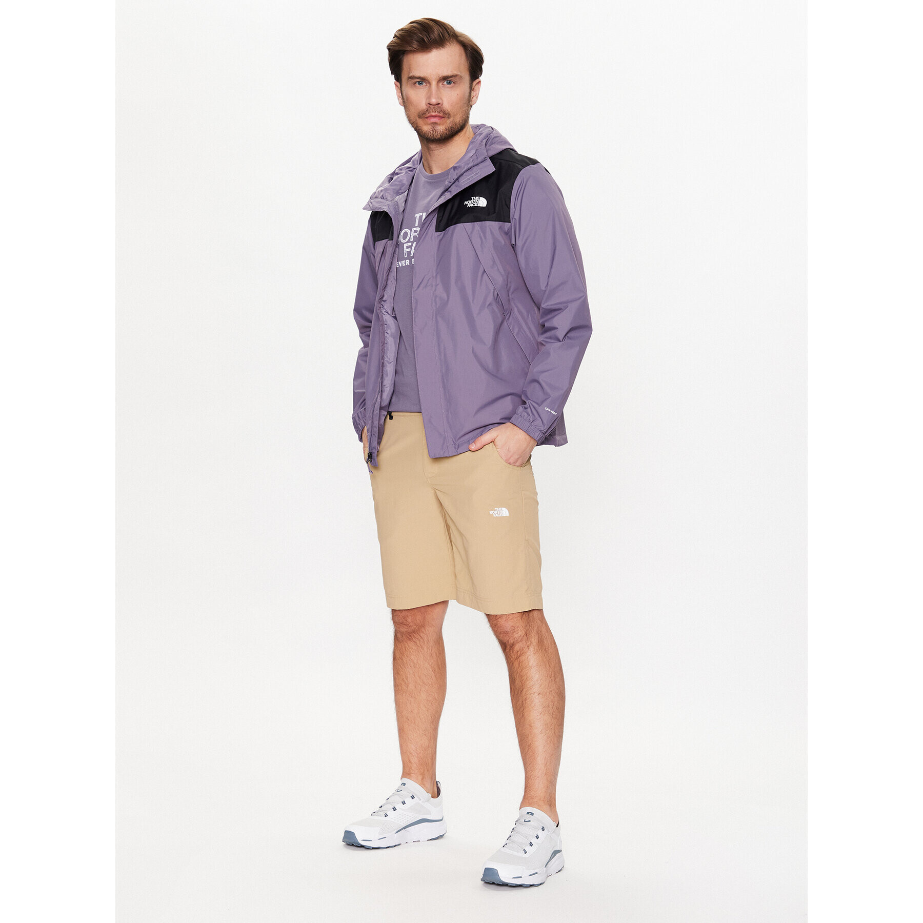 The North Face Преходно яке Antora NF0A7QEY Виолетов Regular Fit - Pepit.bg