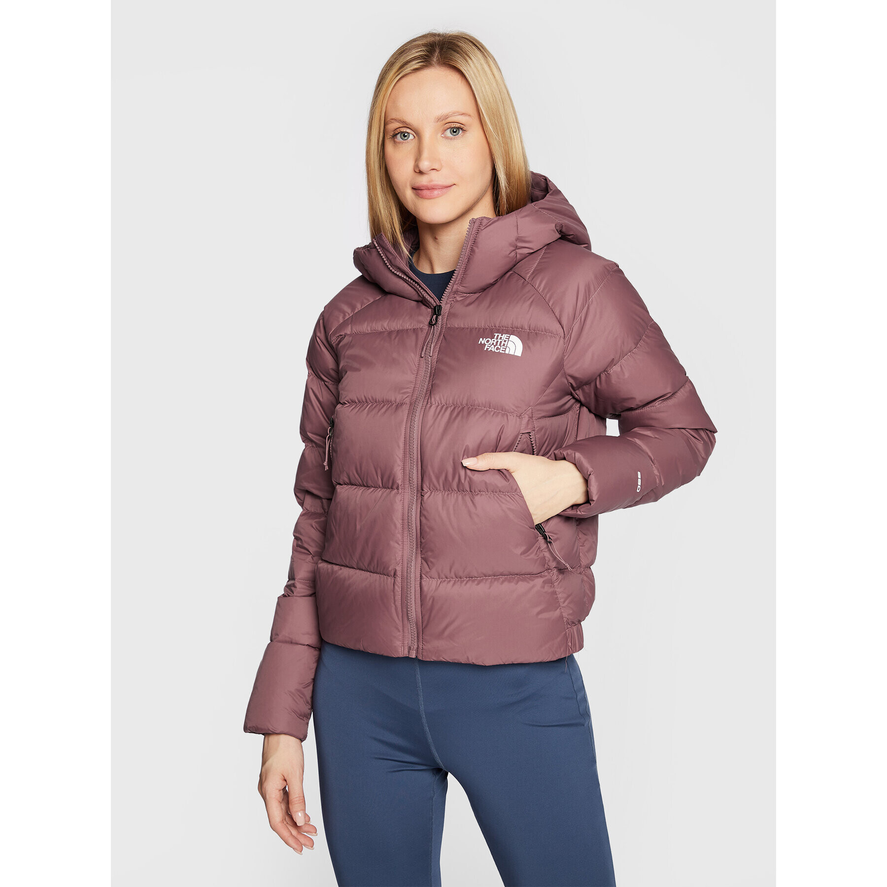 The North Face Пухено яке Hyalite NF0A3Y4R Бордо Regular Fit - Pepit.bg