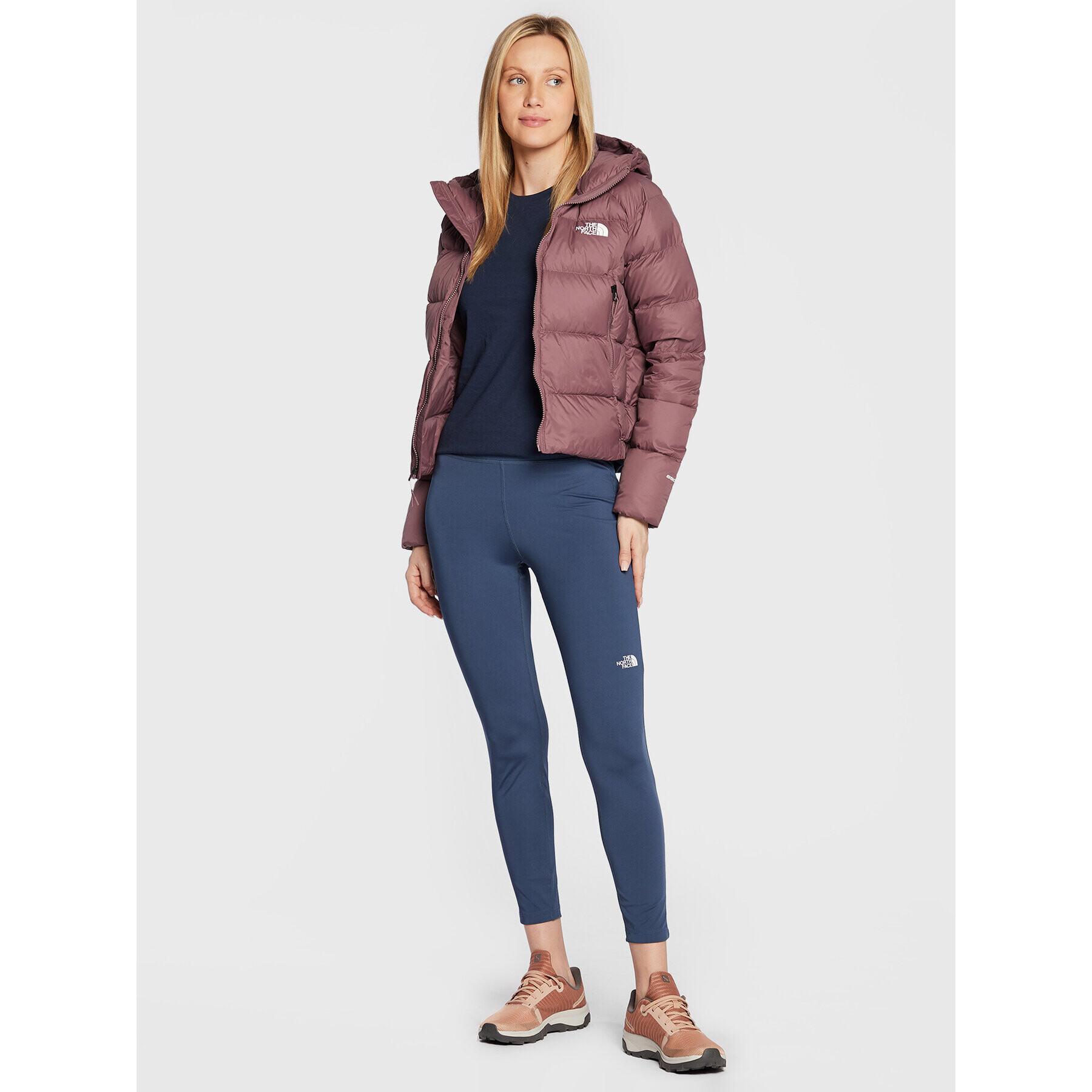 The North Face Пухено яке Hyalite NF0A3Y4R Бордо Regular Fit - Pepit.bg