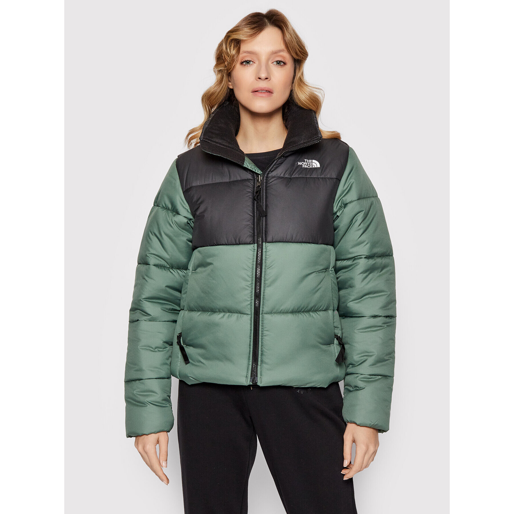 The North Face Пухено яке Saikuru NF0A4WAPGCC1 Зелен Regular Fit - Pepit.bg