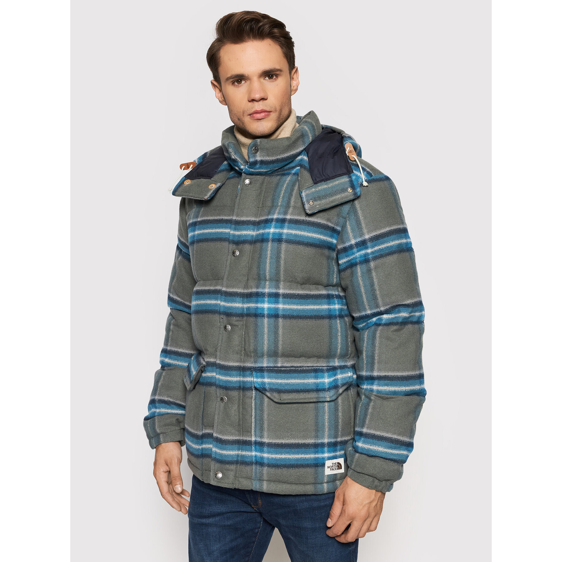 The North Face Пухено яке Sierra NF0A5A7C Зелен Regular Fit - Pepit.bg