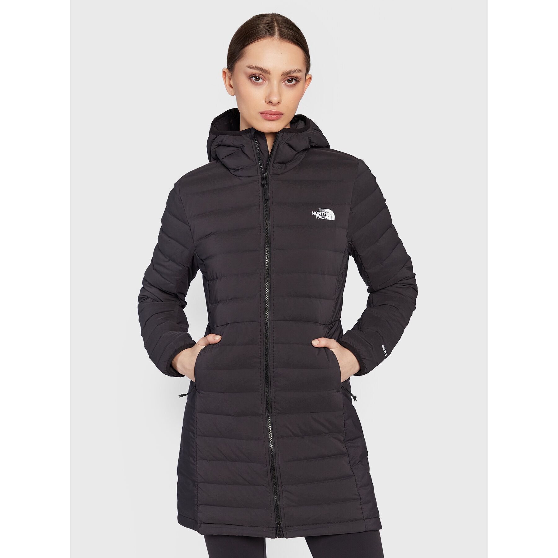 The North Face Пухено яке Belleview NF0A7UK7 Черен Regular Fit - Pepit.bg