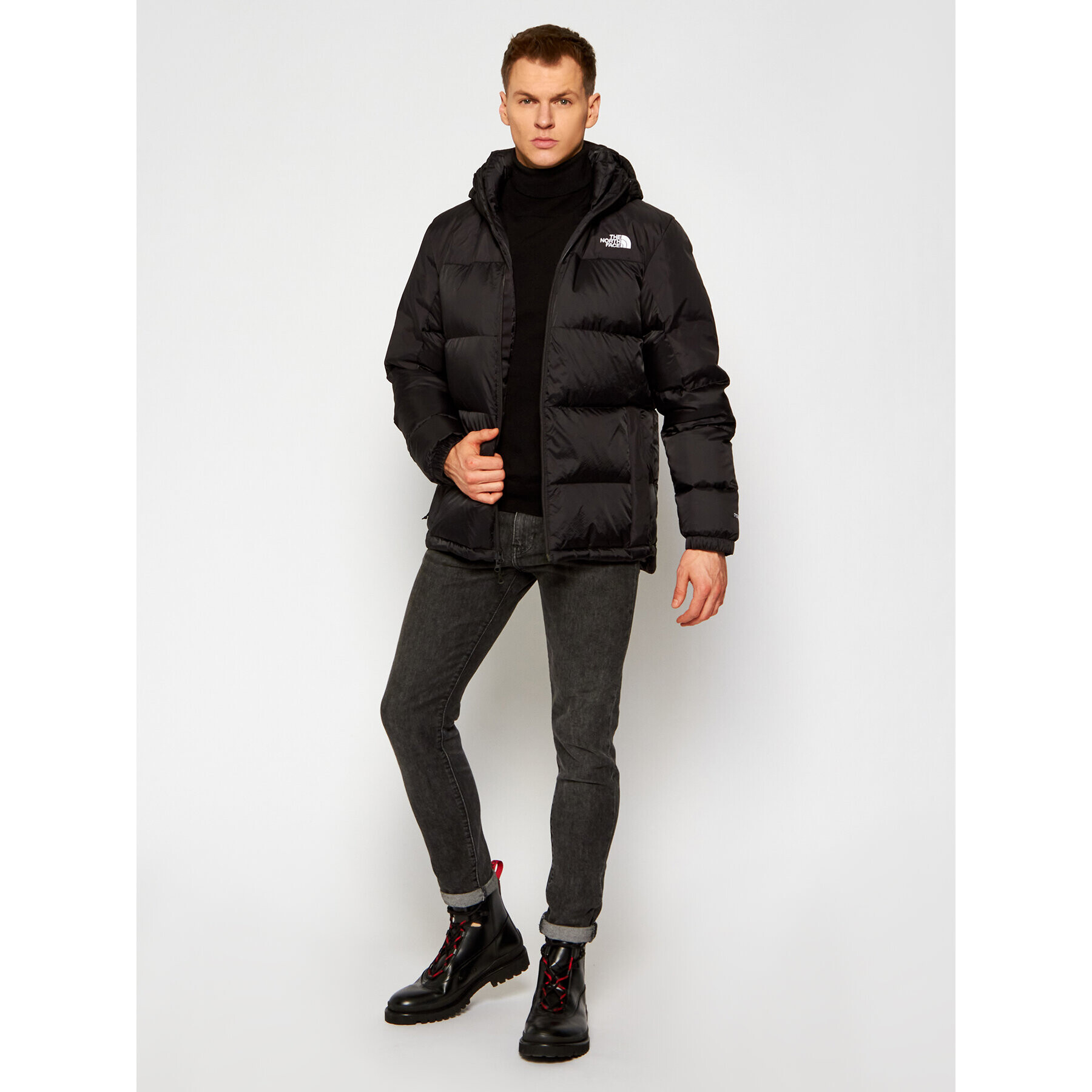 The North Face Пухено яке Diablo NF0A4M9L Черен Regular Fit - Pepit.bg