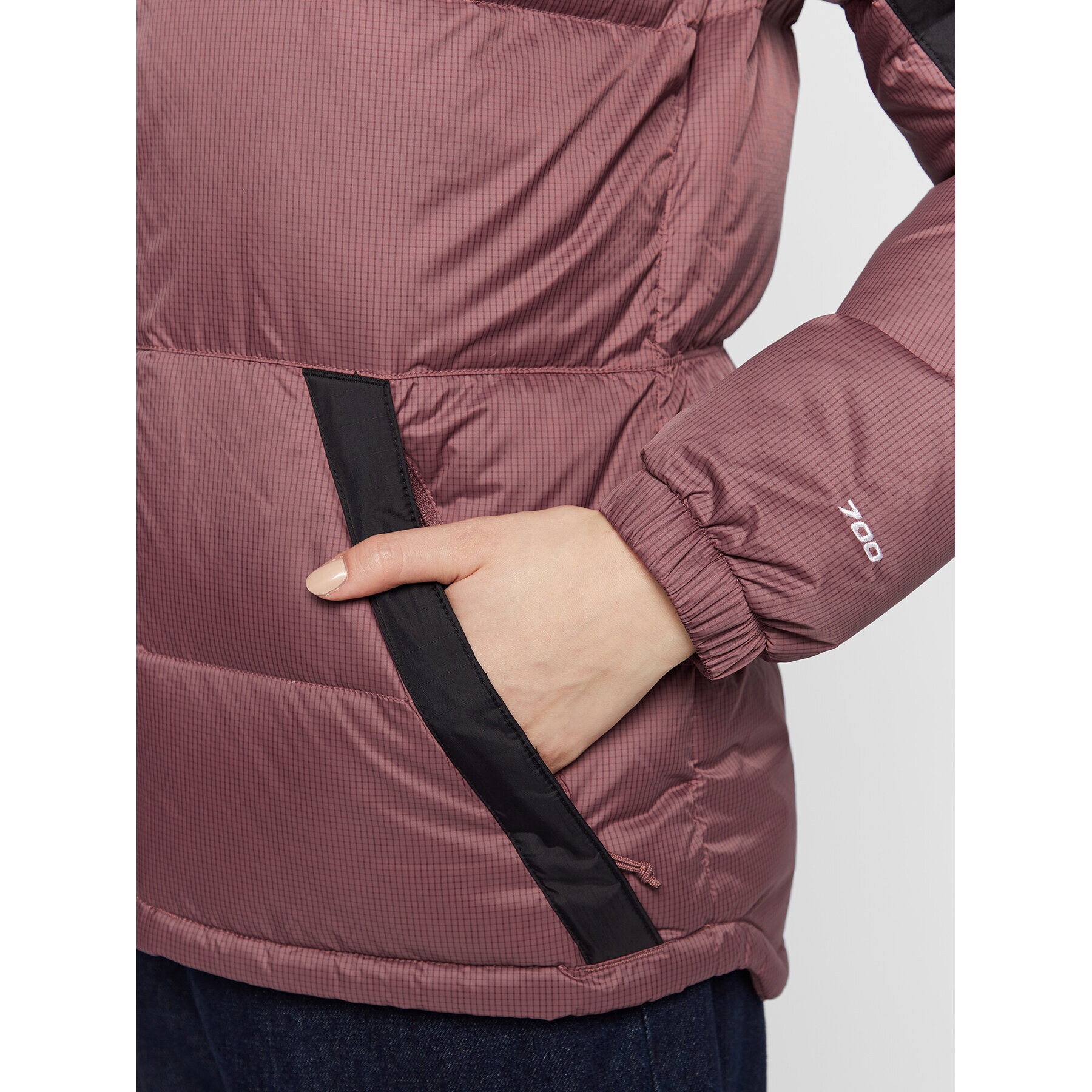 The North Face Пухено яке Diablo NF0A55H4 Бордо Regular Fit - Pepit.bg