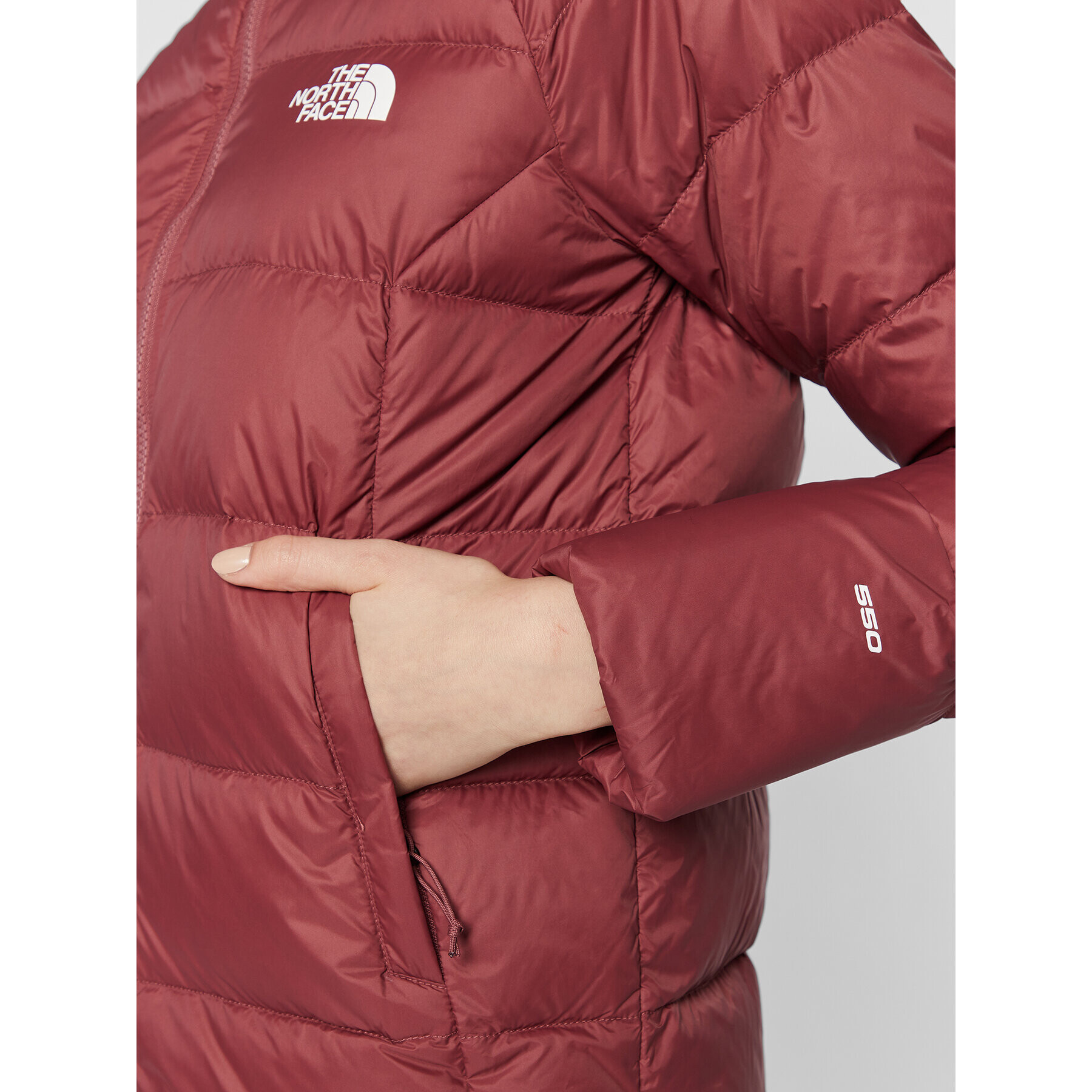 The North Face Пухено яке Hyalite Down NF0A7Z9R Бордо Regular Fit - Pepit.bg