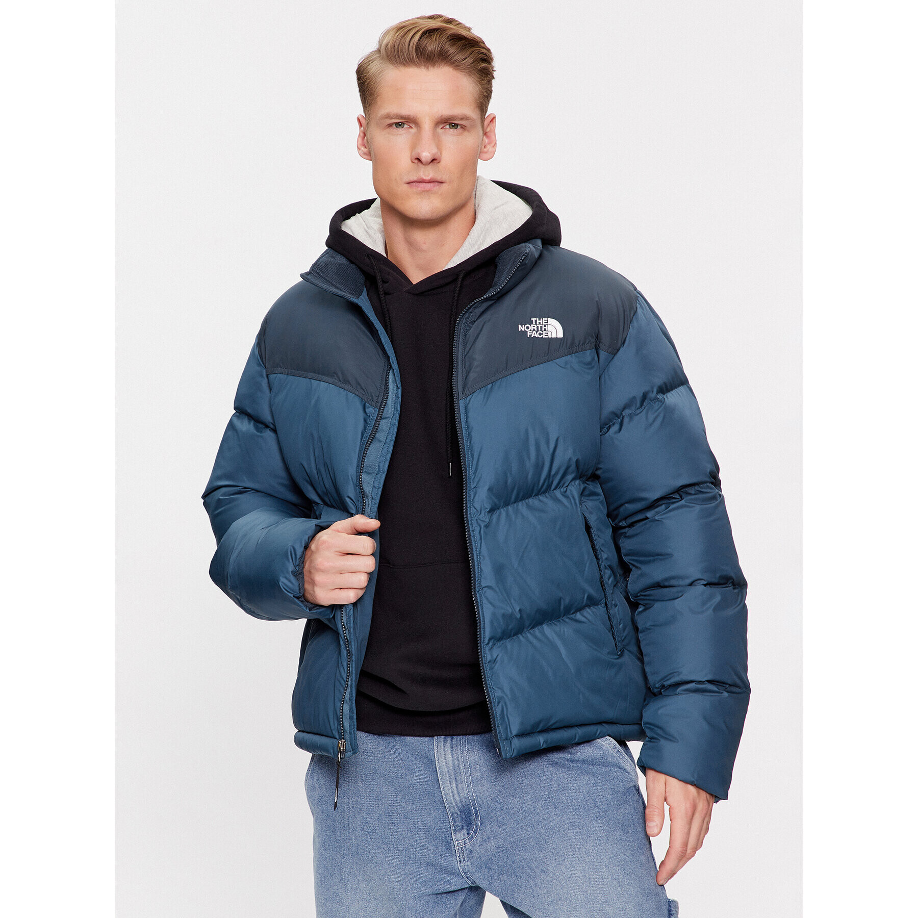 The North Face Пухено яке M Saikuru JacketNF0A853I96P1 Тъмносин Regular Fit - Pepit.bg