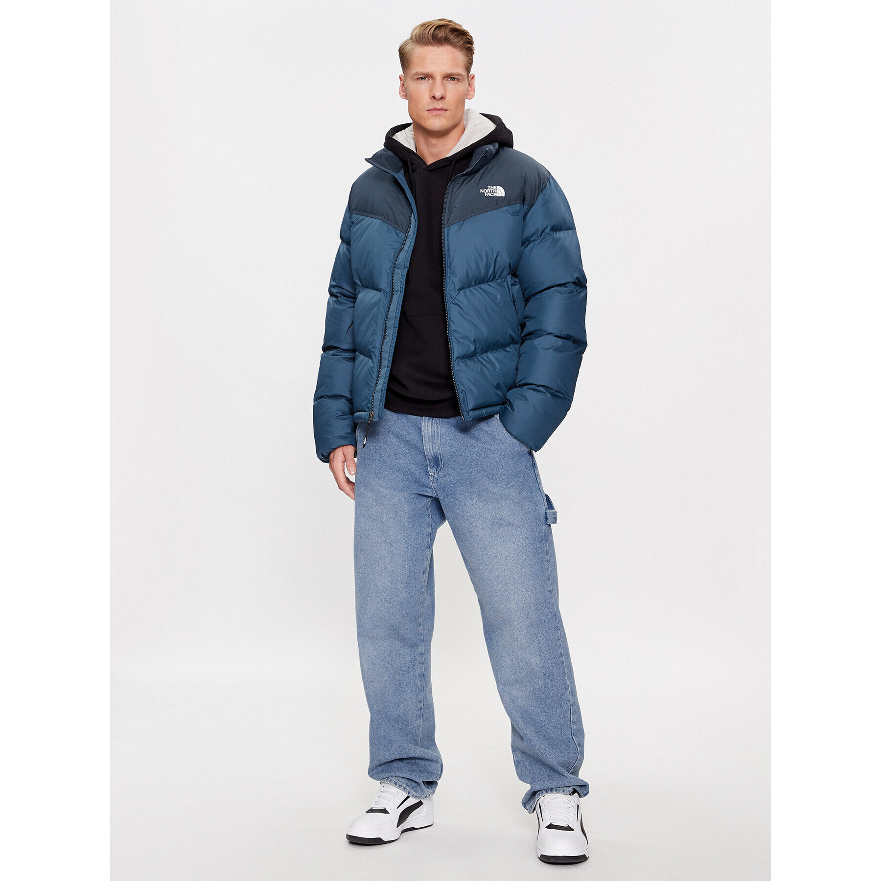 The North Face Пухено яке M Saikuru JacketNF0A853I96P1 Тъмносин Regular Fit - Pepit.bg