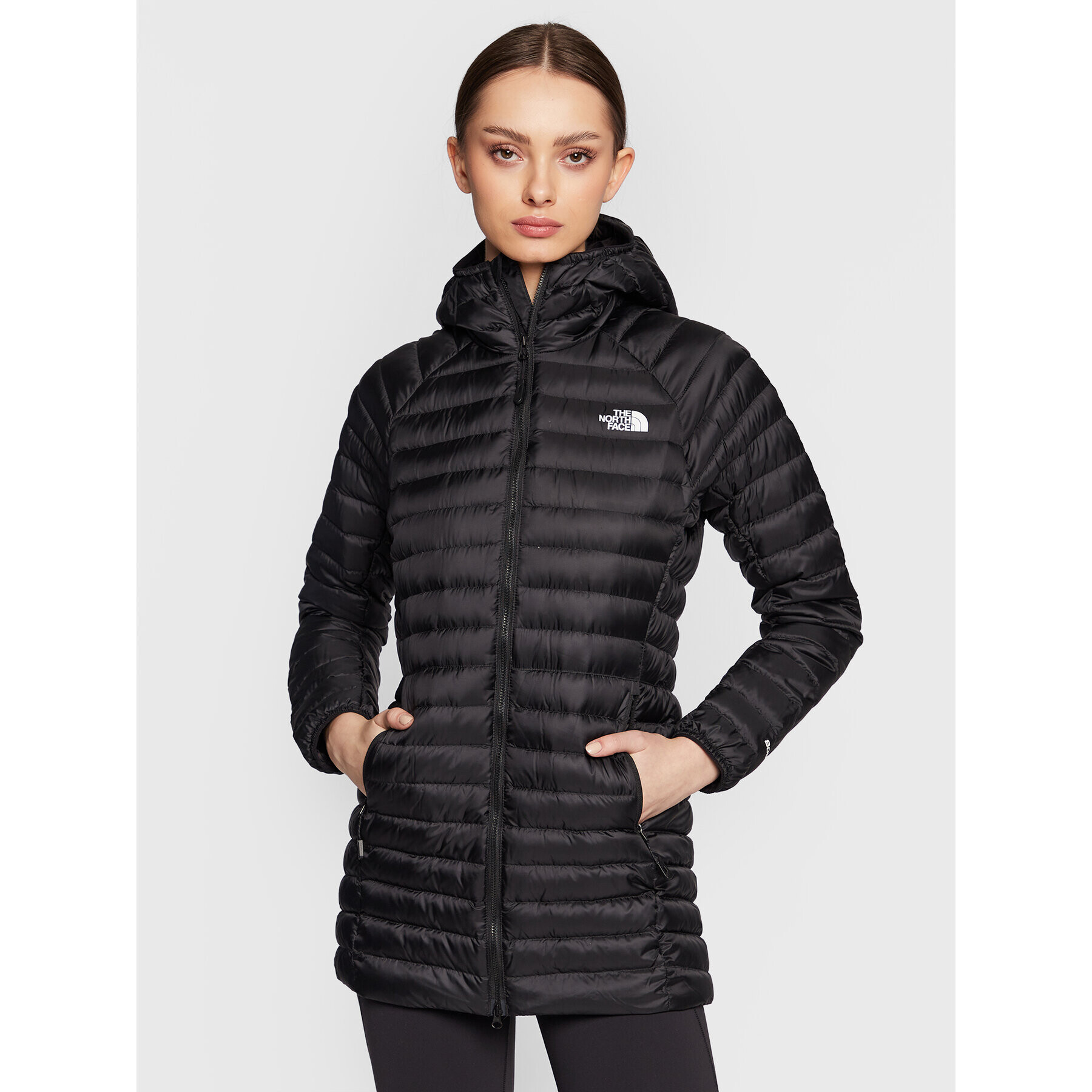 The North Face Пухено яке New Trevail NF0A7Z85 Черен Regular Fit - Pepit.bg