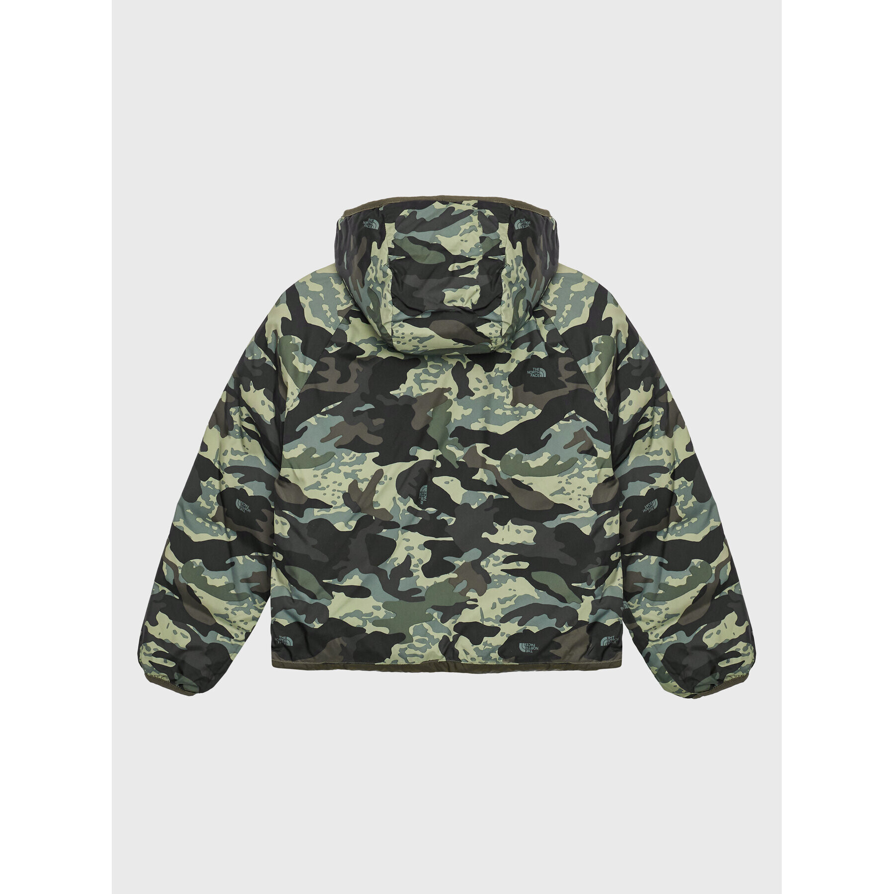 The North Face Пухено яке Printed NF0A7WOP Зелен Regular Fit - Pepit.bg