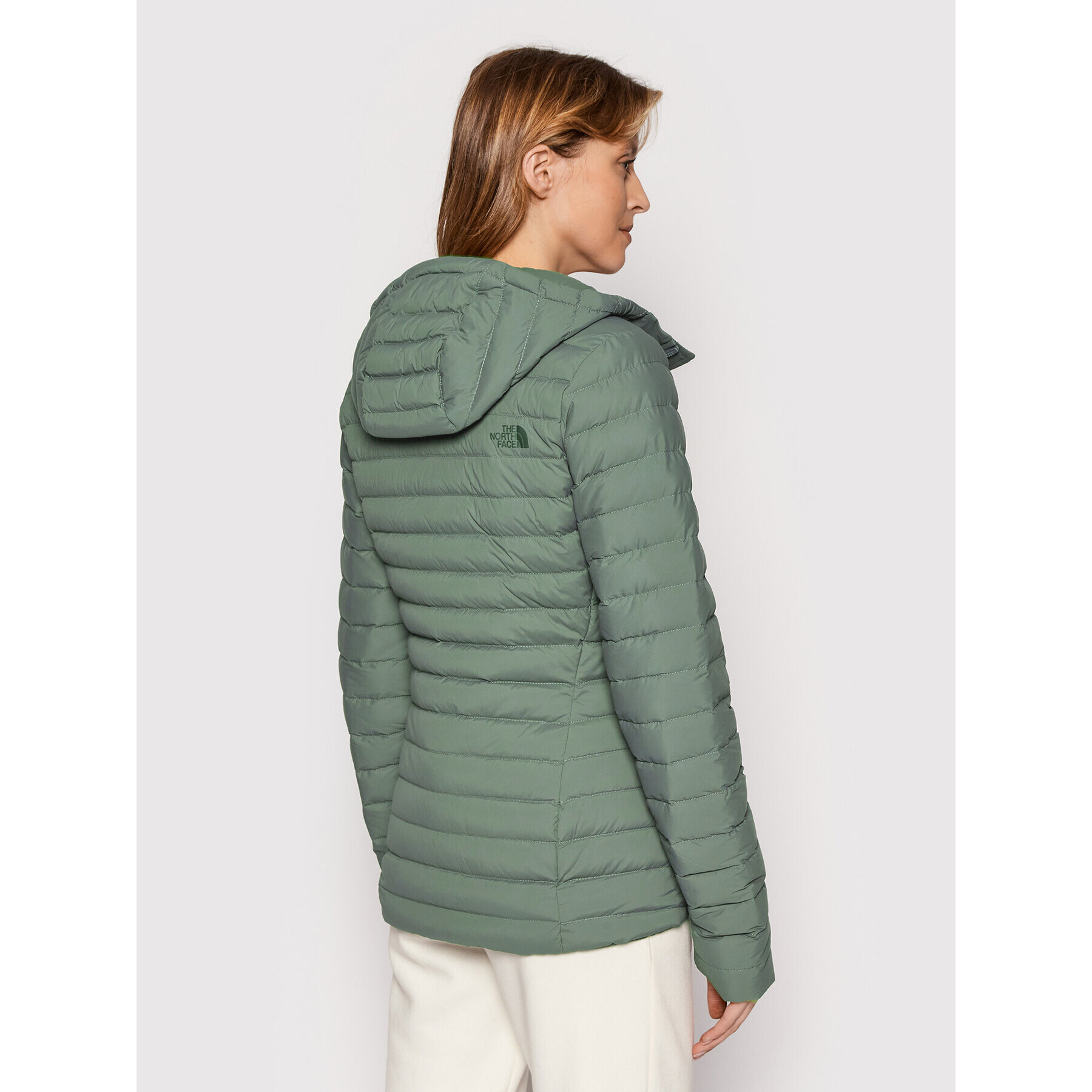 The North Face Пухено яке Stretch NF0A4R4K Зелен Regular Fit - Pepit.bg