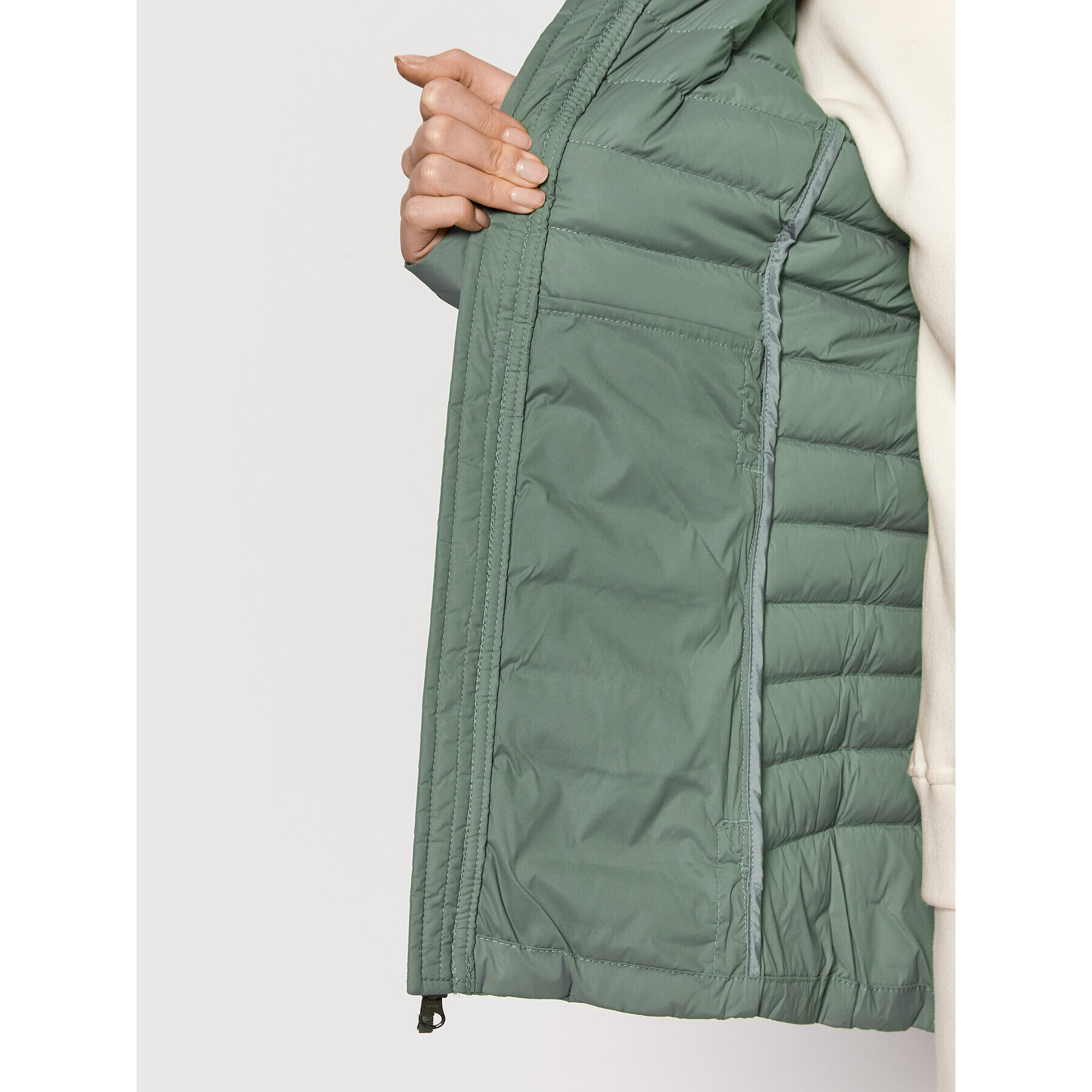 The North Face Пухено яке Stretch NF0A4R4K Зелен Regular Fit - Pepit.bg