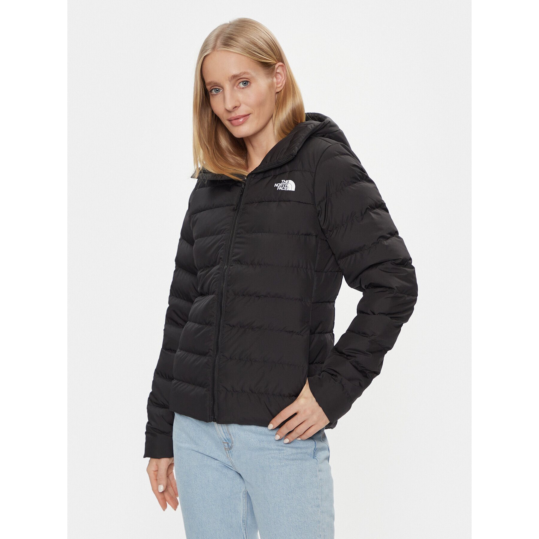 The North Face Пухено яке W Aconcagua 3 HoodieNF0A84IVJK31 Черен Regular Fit - Pepit.bg