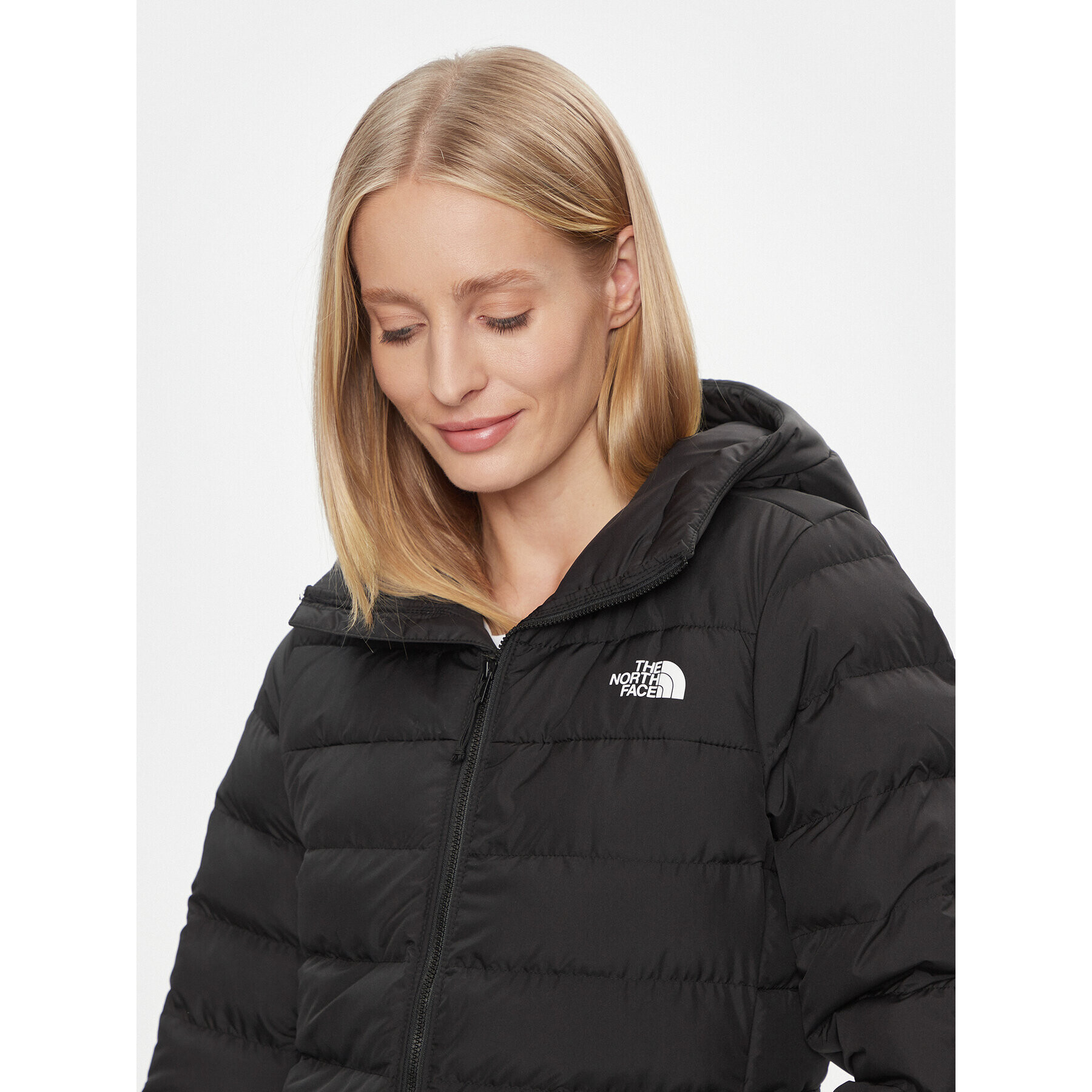 The North Face Пухено яке W Aconcagua 3 HoodieNF0A84IVJK31 Черен Regular Fit - Pepit.bg