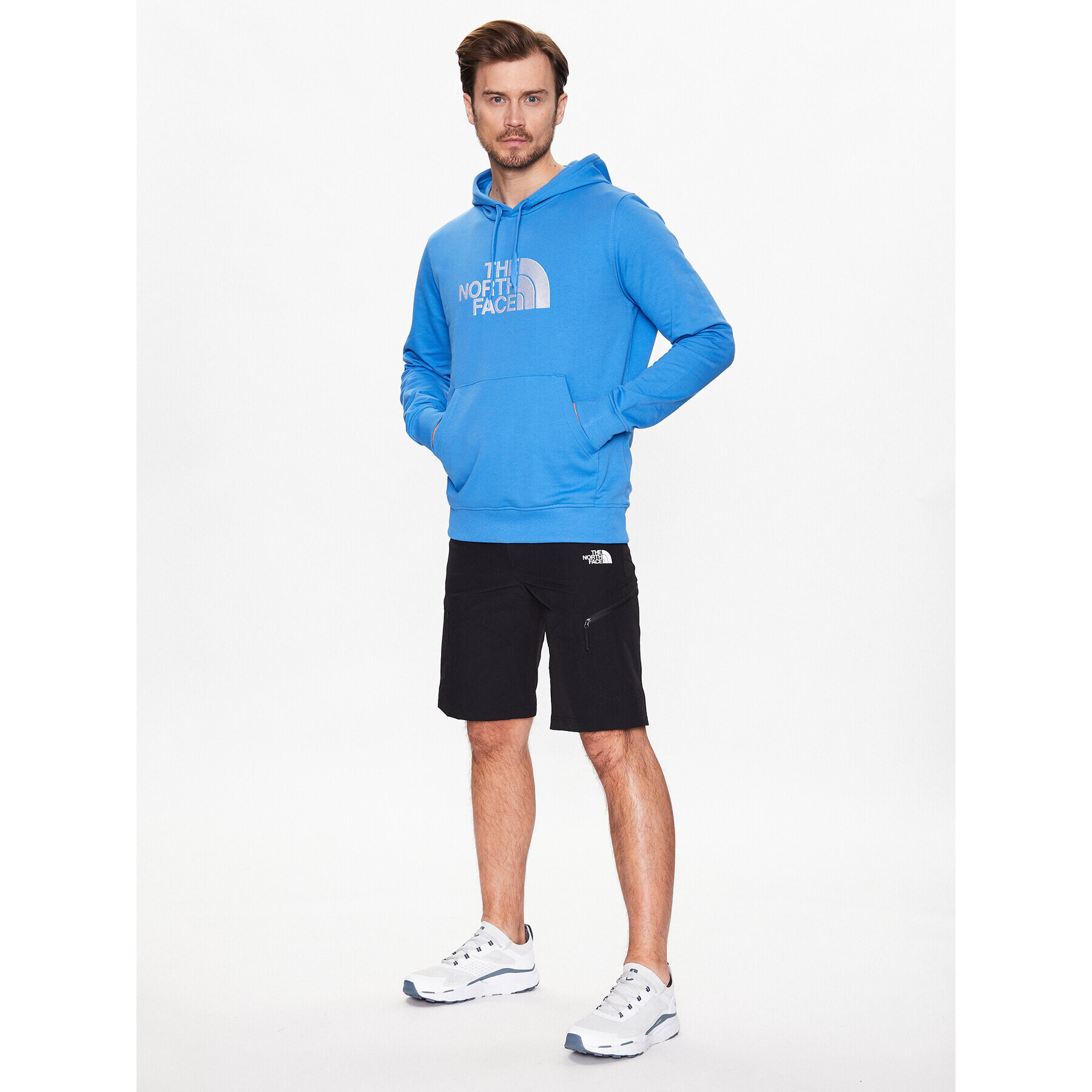 The North Face Шорти от плат Explo NF0A8244 Черен Regular Fit - Pepit.bg