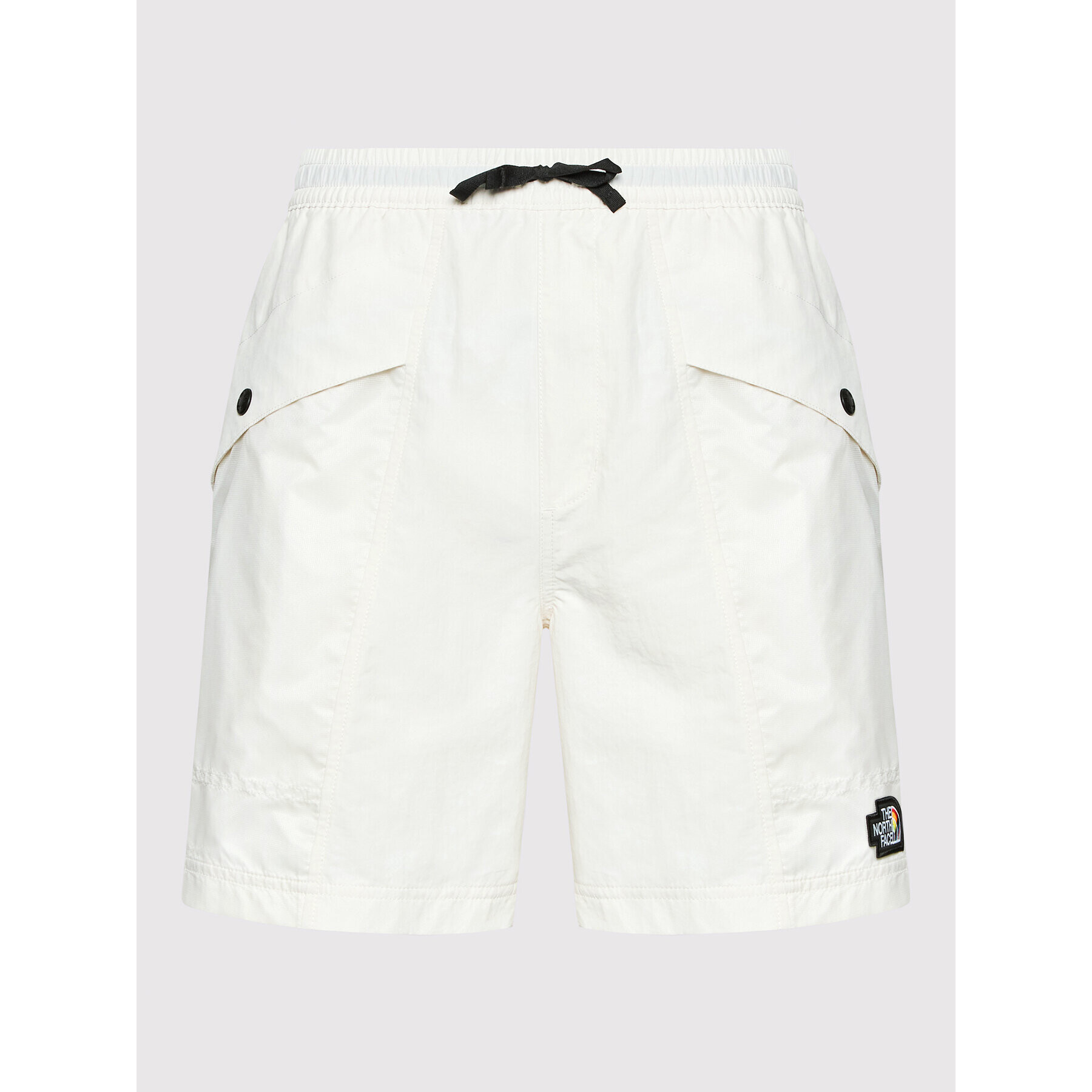 The North Face Шорти от плат Outline NF0A5J4G Бял Regular Fit - Pepit.bg