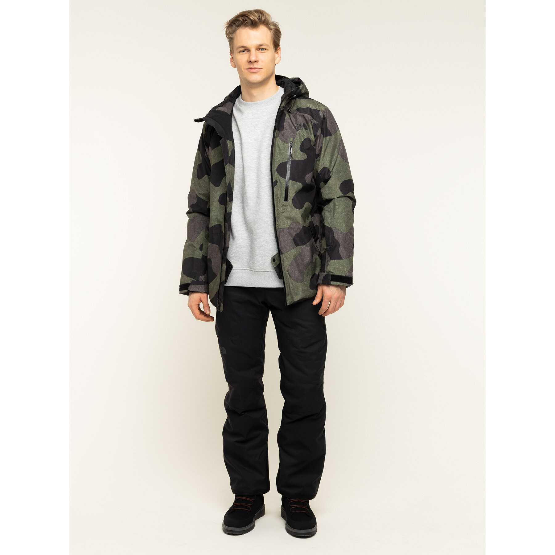 The North Face Скиорско яке Descendit NF0A3LZL Зелен Regular Fit - Pepit.bg