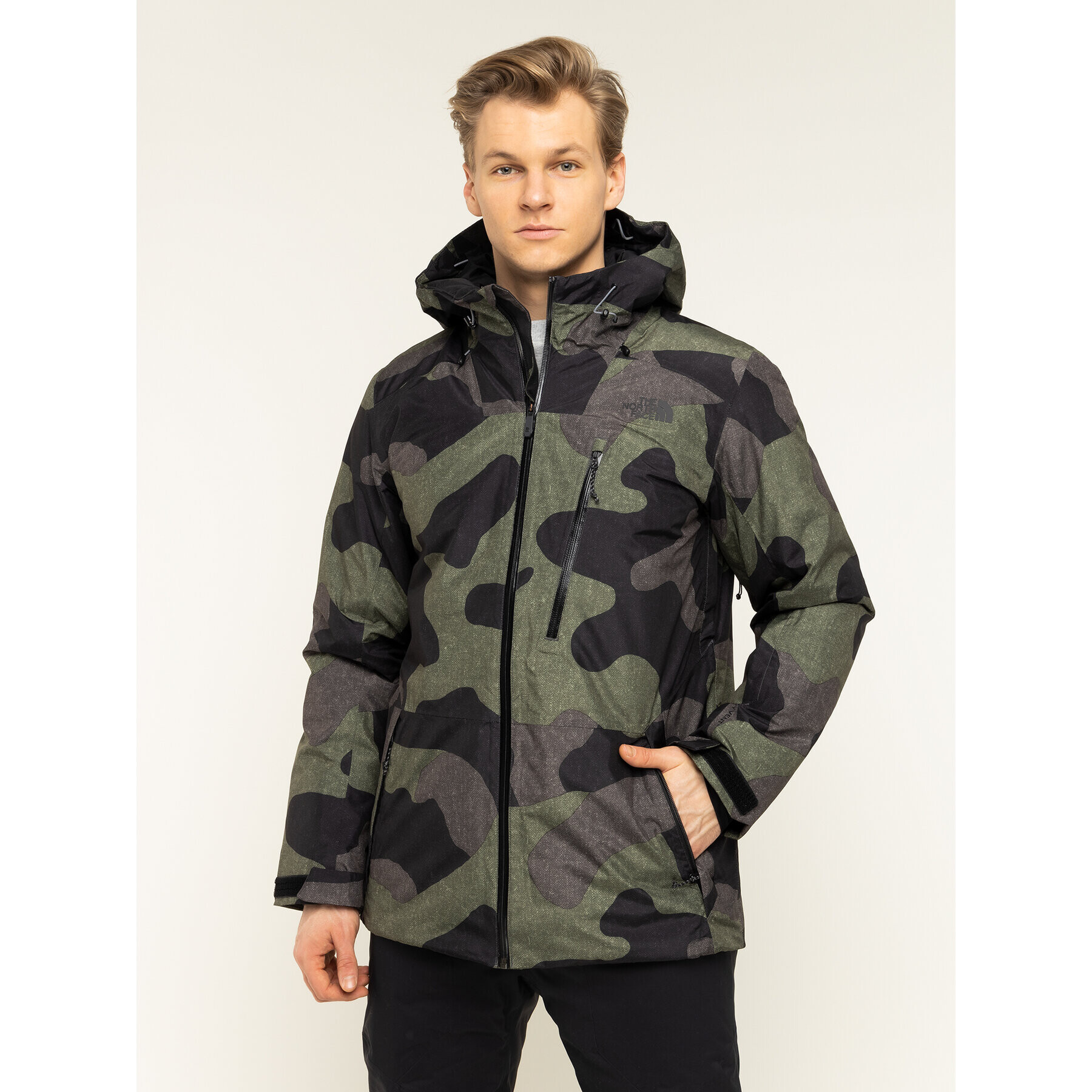 The North Face Скиорско яке Descendit NF0A3LZL Зелен Regular Fit - Pepit.bg