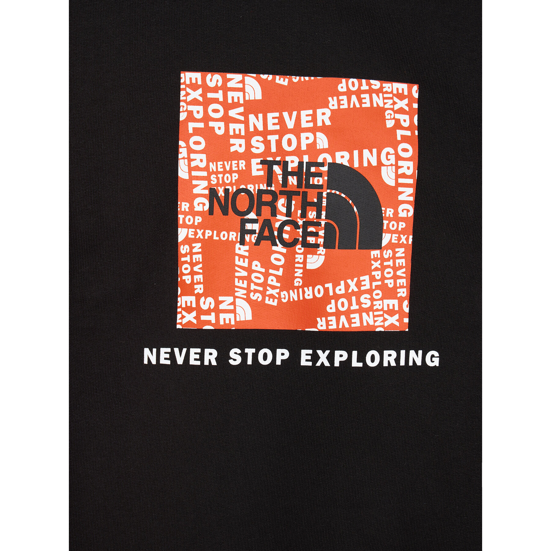 The North Face Суитшърт Box Crew NF0A37FY Черен Regular Fit - Pepit.bg