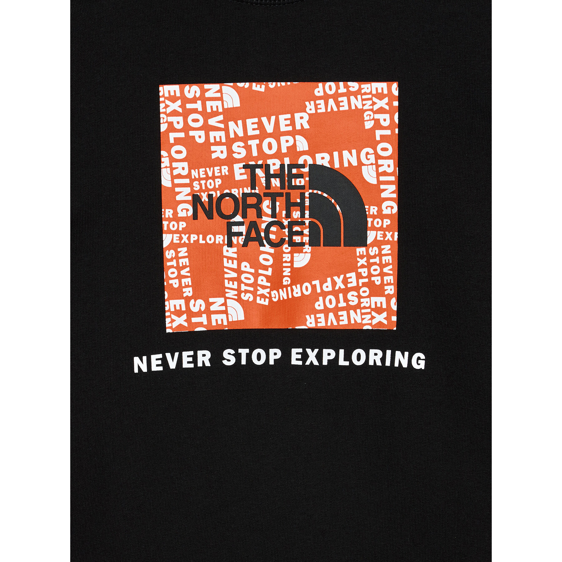 The North Face Суитшърт Box Crew NF0A37FY Черен Regular Fit - Pepit.bg