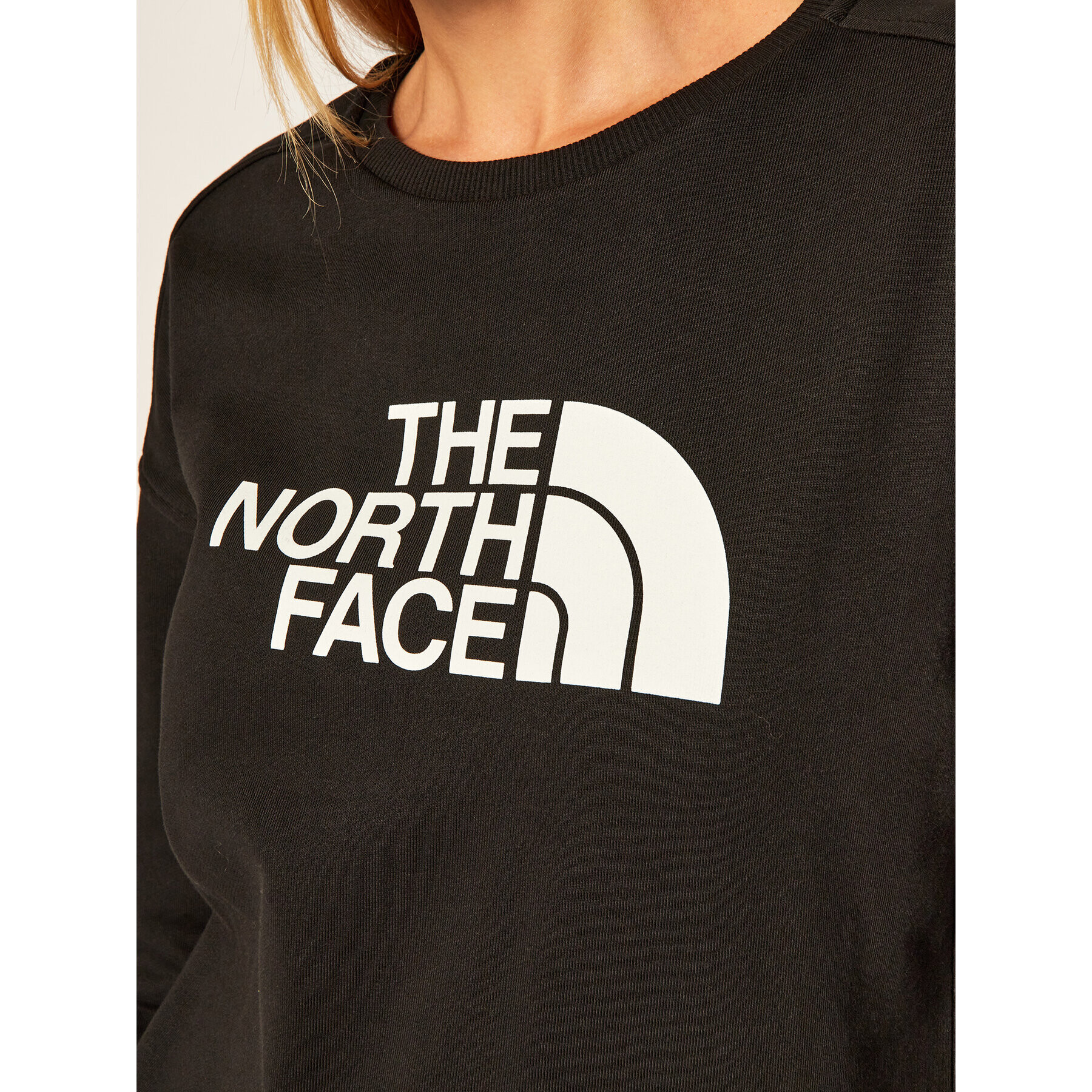 The North Face Суитшърт Drew Peak Crew NF0A3S4G Черен Regular Fit - Pepit.bg