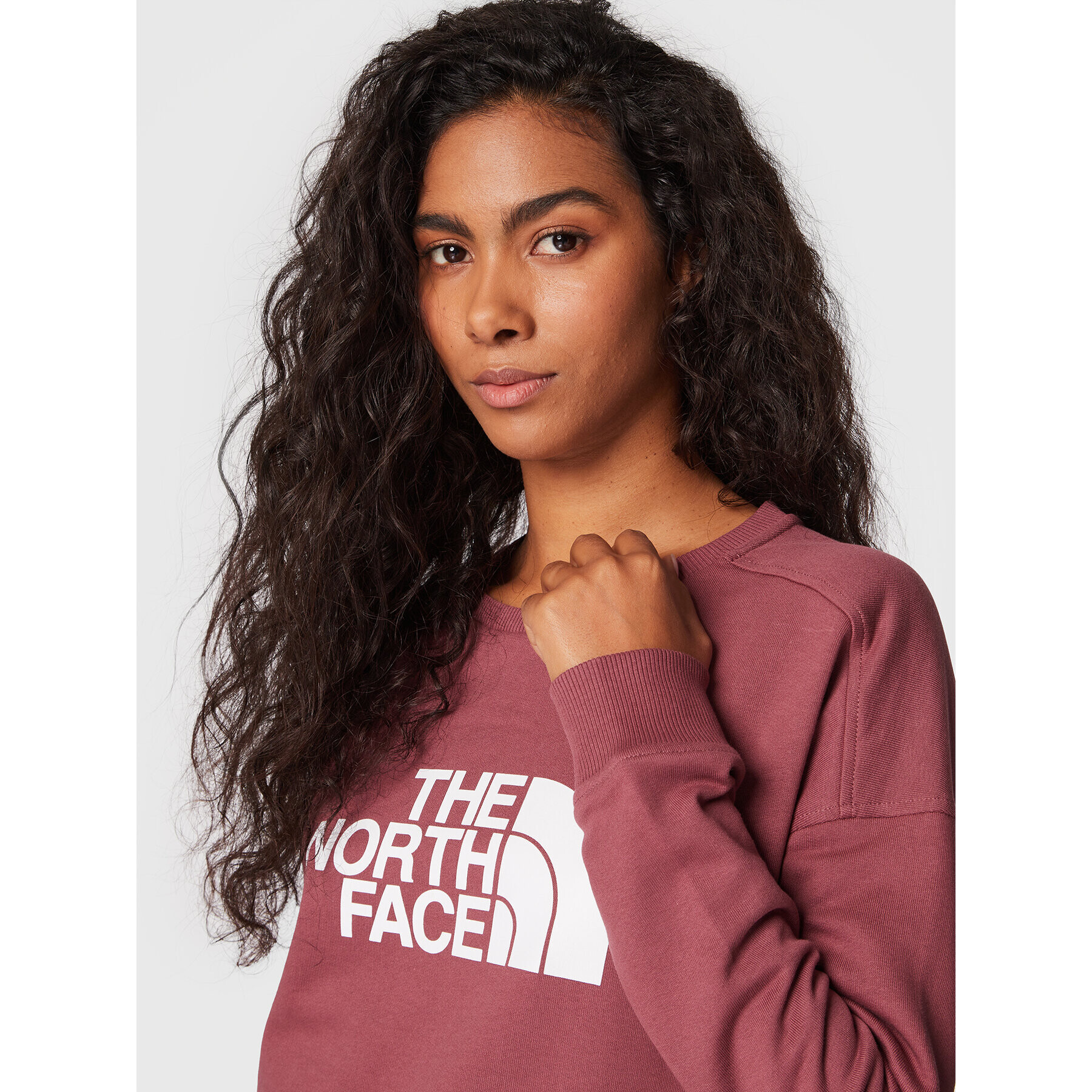 The North Face Суитшърт Drew Peak Crew NF0A3S4G Розов Regular Fit - Pepit.bg