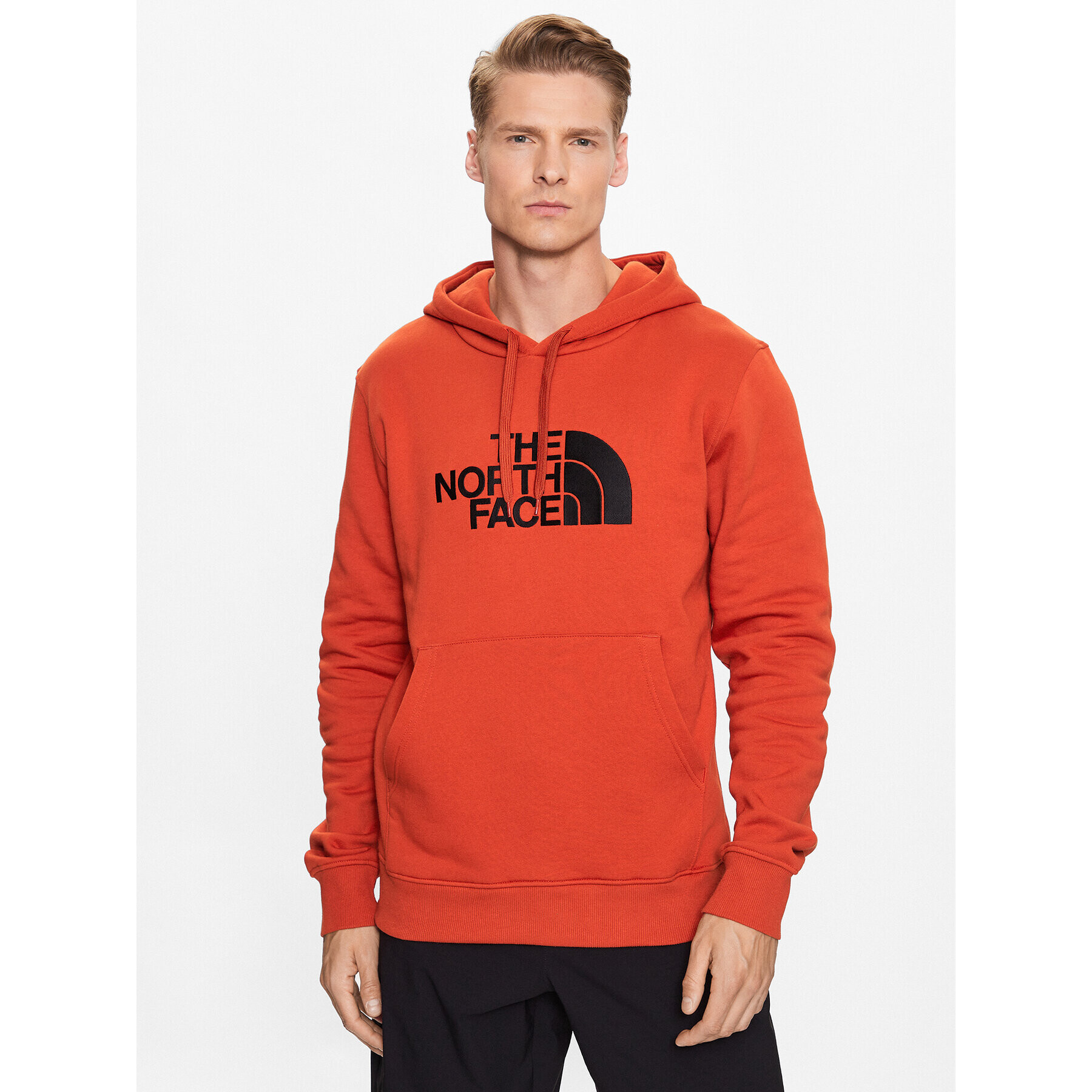 The North Face Суитшърт Drew Peak NF00AHJY Оранжев Regular Fit - Pepit.bg