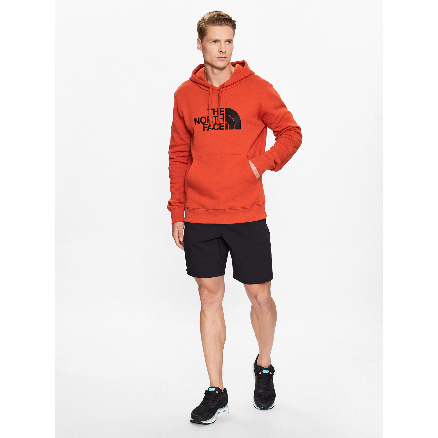 The North Face Суитшърт Drew Peak NF00AHJY Оранжев Regular Fit - Pepit.bg