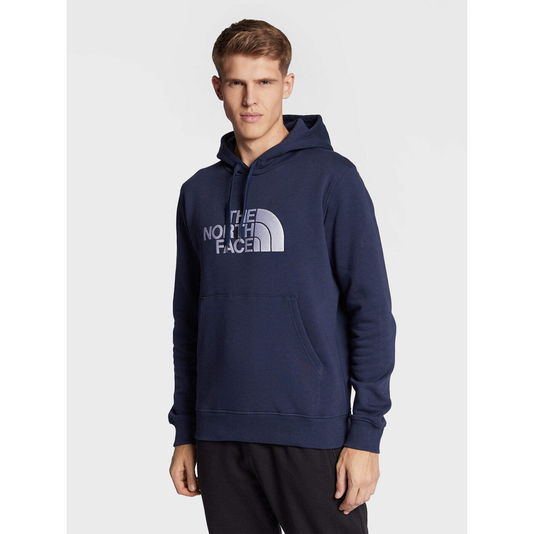 The North Face Суитшърт Drew Peak NF00AHJY Тъмносин Regular Fit - Pepit.bg