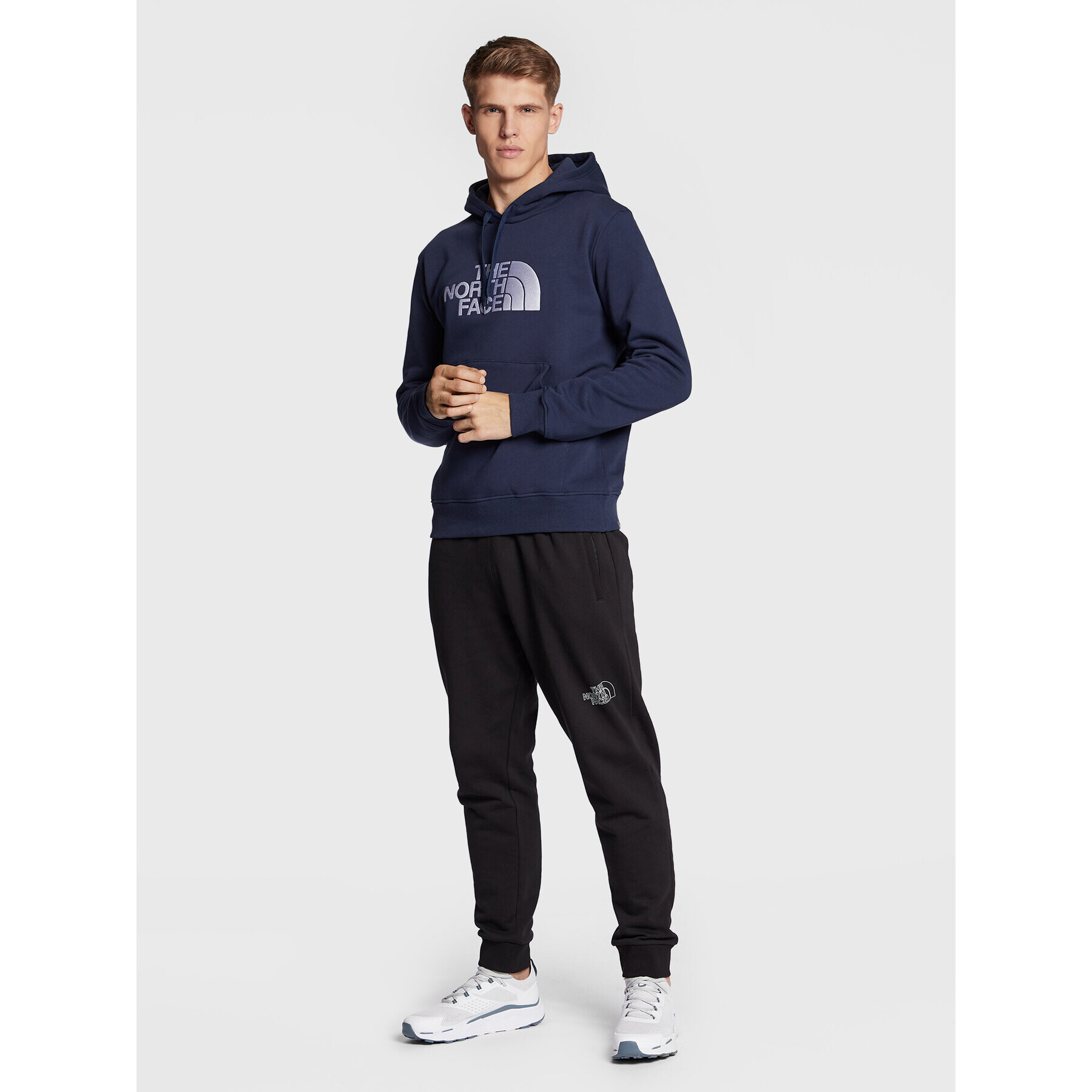 The North Face Суитшърт Drew Peak NF00AHJY Тъмносин Regular Fit - Pepit.bg