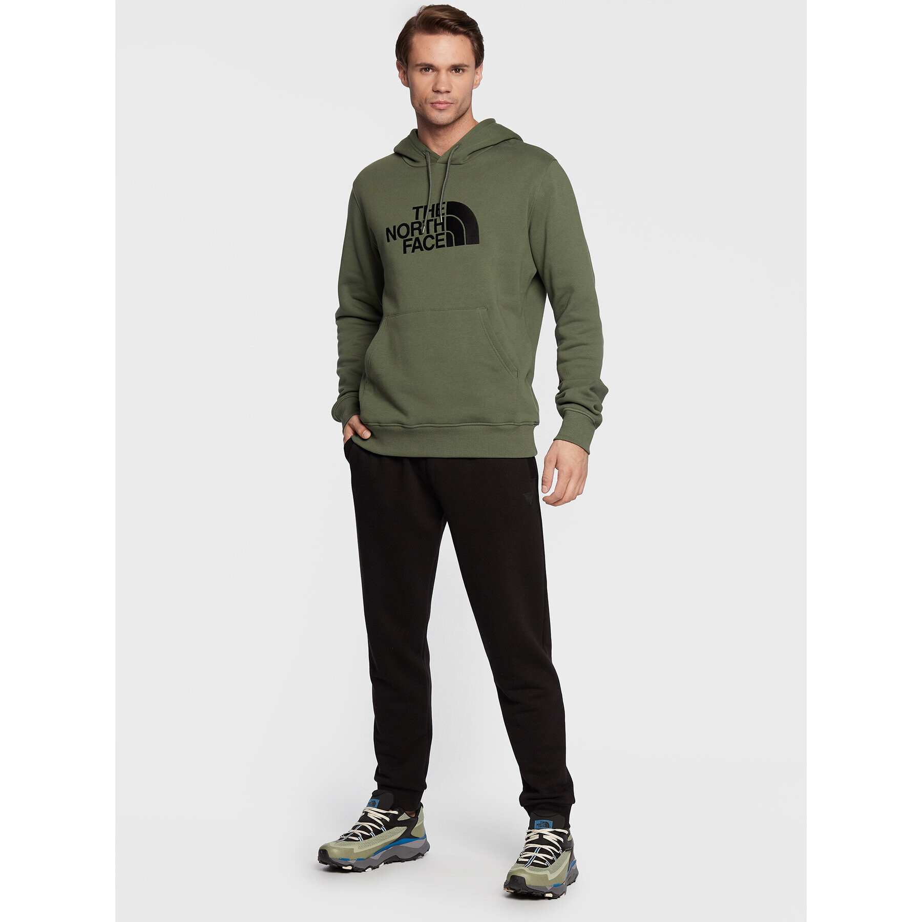 The North Face Суитшърт Drew Peak NF00AHJY Зелен Regular Fit - Pepit.bg