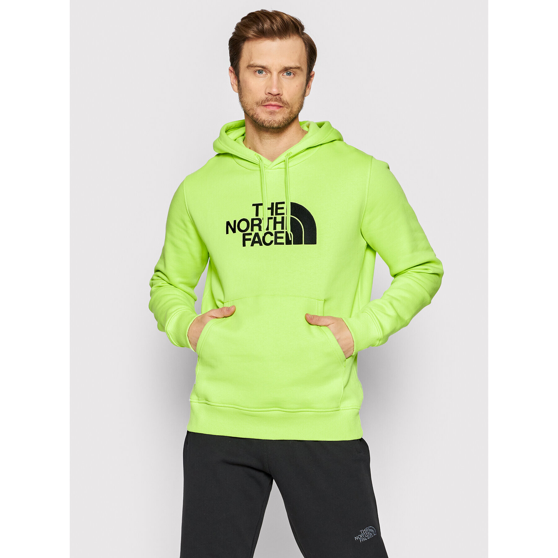 The North Face Суитшърт Drew Peak NF00AHJY Зелен Relaxed Fit - Pepit.bg