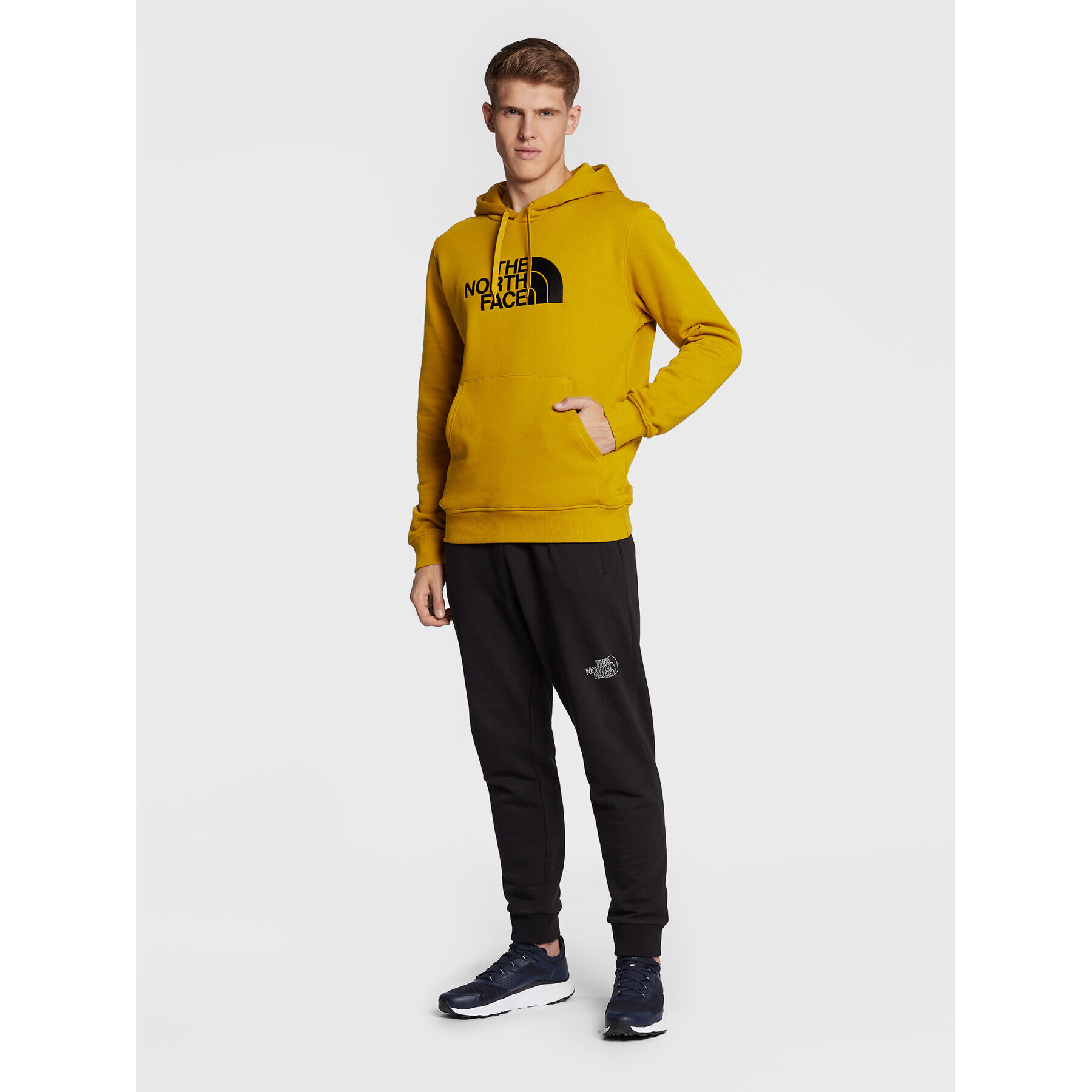 The North Face Суитшърт Drew Peak NF00AHJY Жълт Regular Fit - Pepit.bg