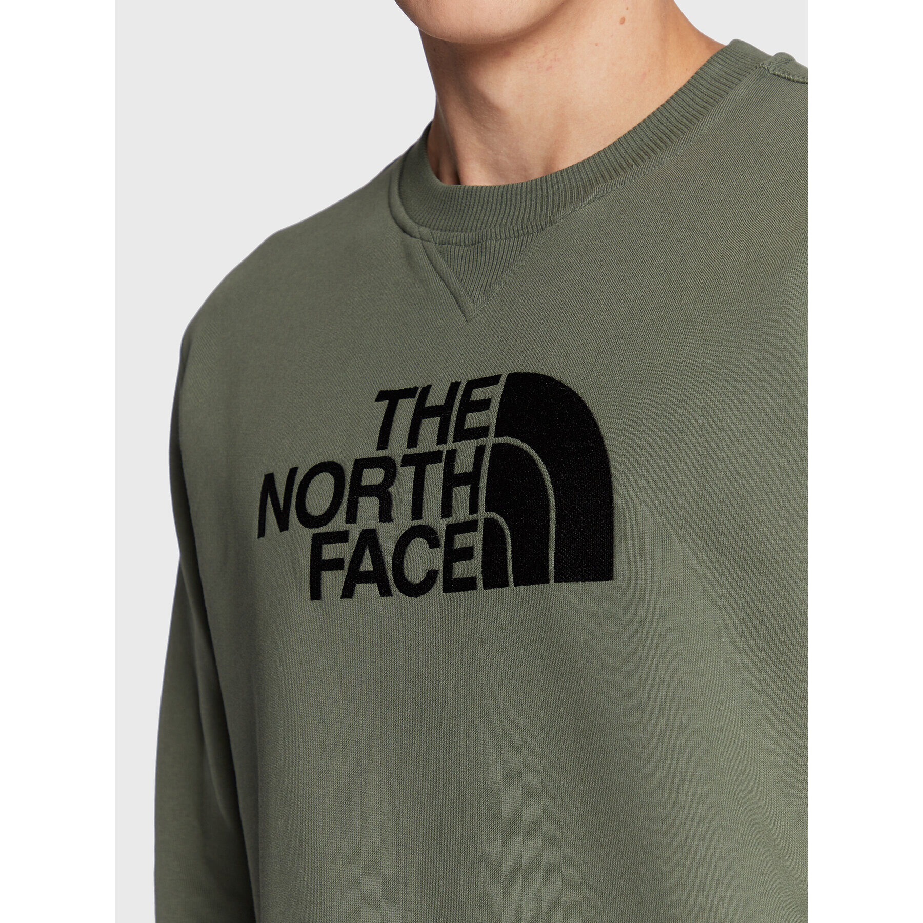 The North Face Суитшърт Drew Peak NF0A4SVR Зелен Regular Fit - Pepit.bg