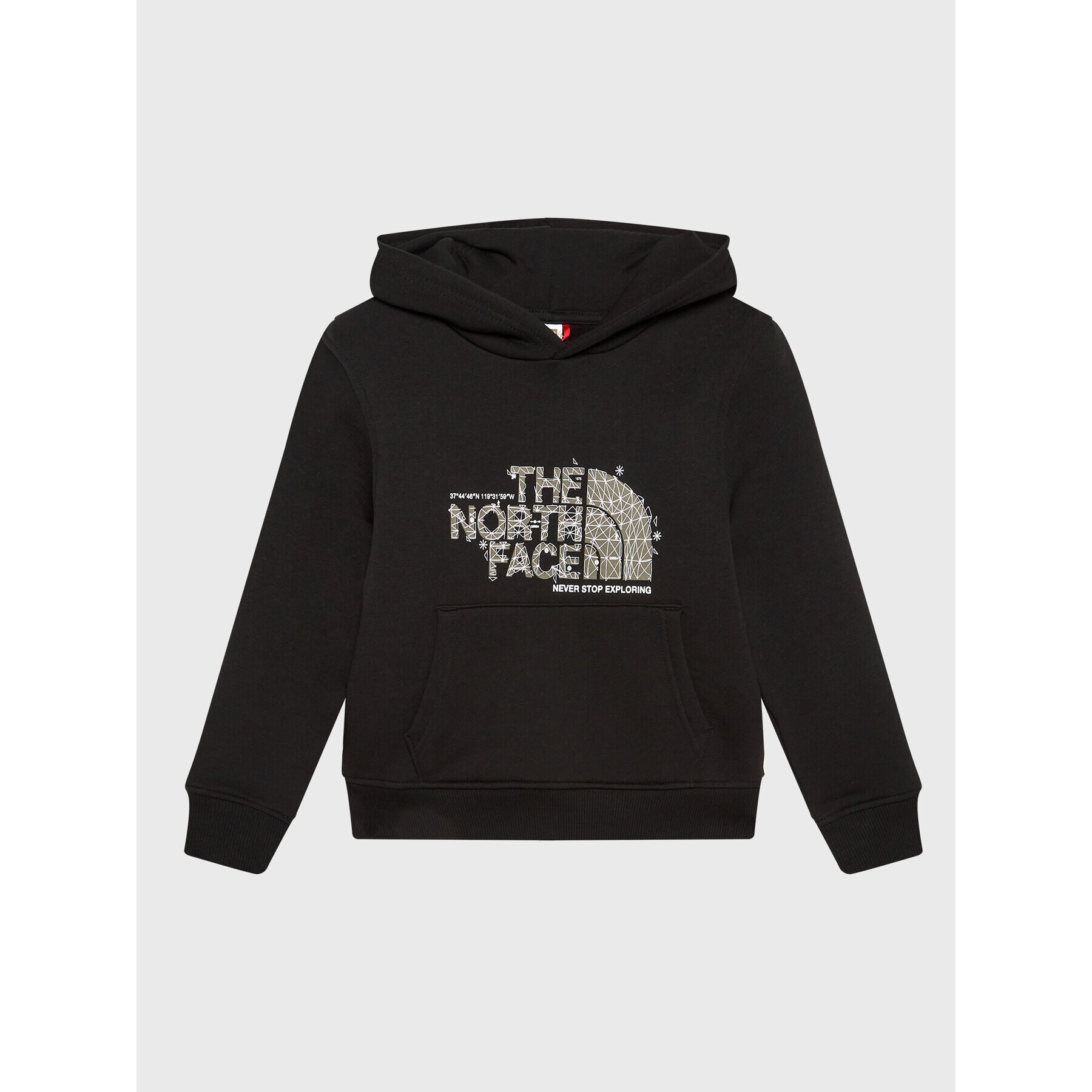 The North Face Суитшърт Drew Peak NF0A7X55 Черен Regular Fit - Pepit.bg