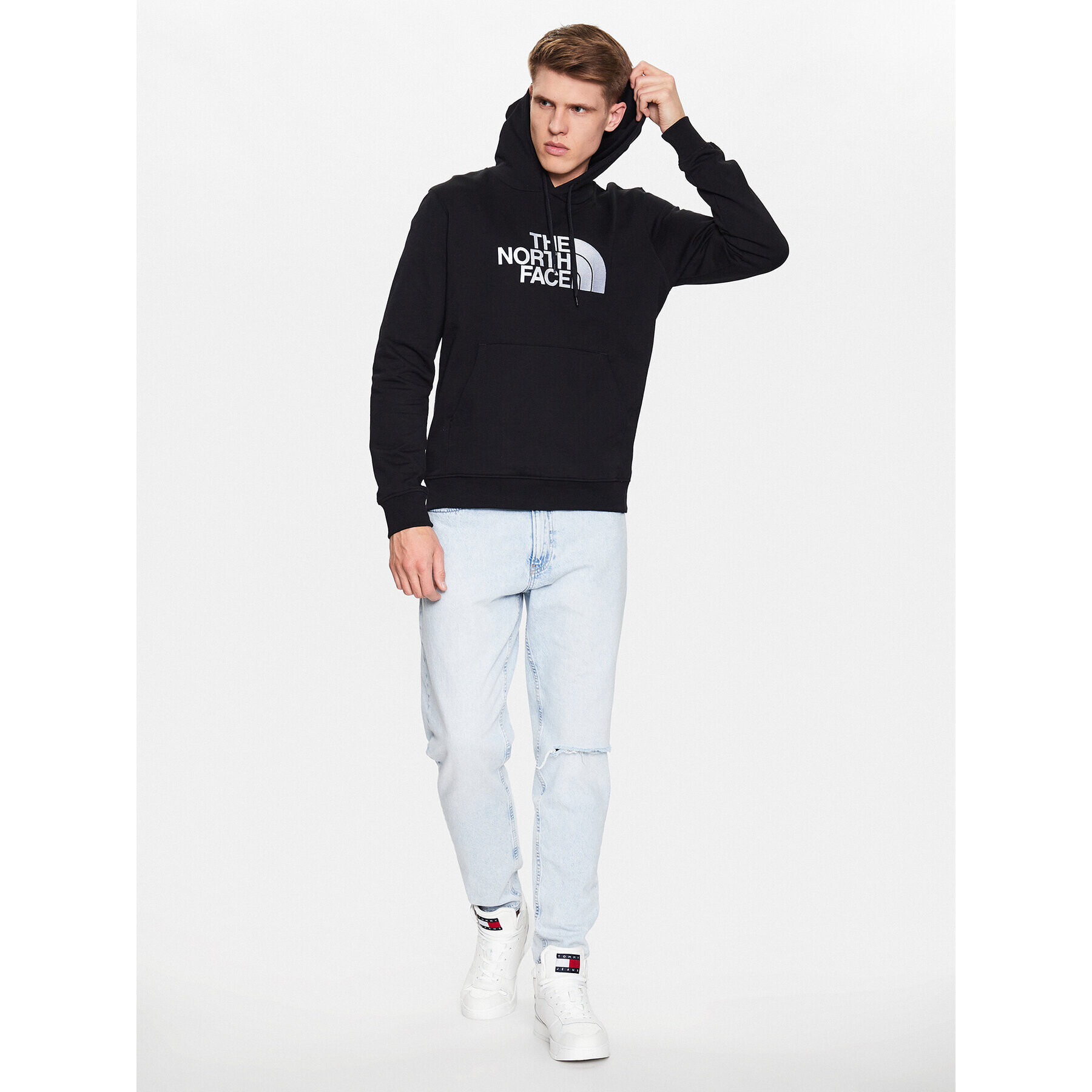 The North Face Суитшърт Light Drew Peak NF00A0TE Черен Regular Fit - Pepit.bg