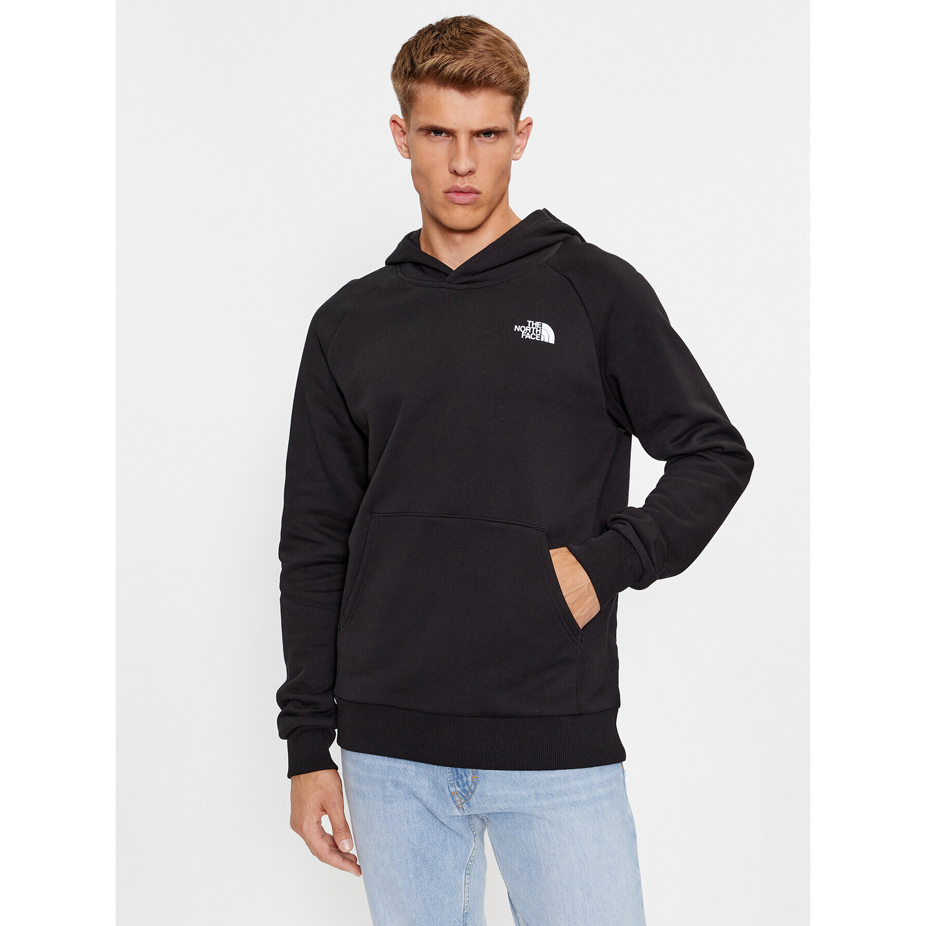 The North Face Суитшърт M Raglan Redbox Hoodie - EuNF0A2ZWUKY41 Черен Regular Fit - Pepit.bg