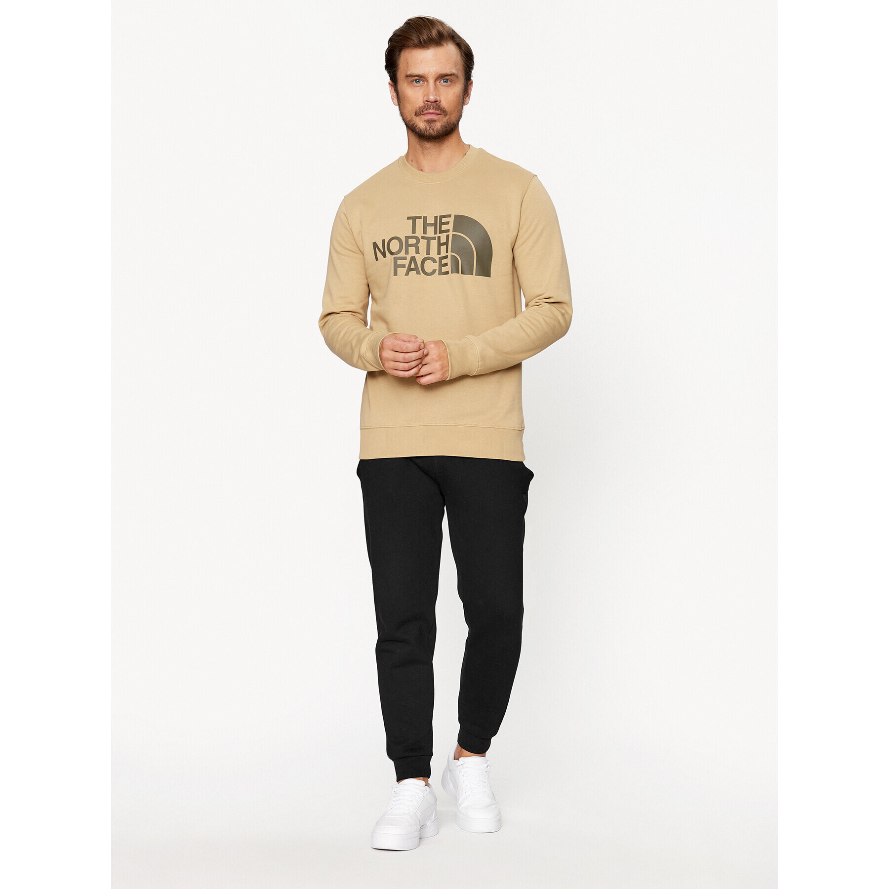 The North Face Суитшърт M Standard Crew - EuNF0A4M7WLK51 Бежов Regular Fit - Pepit.bg