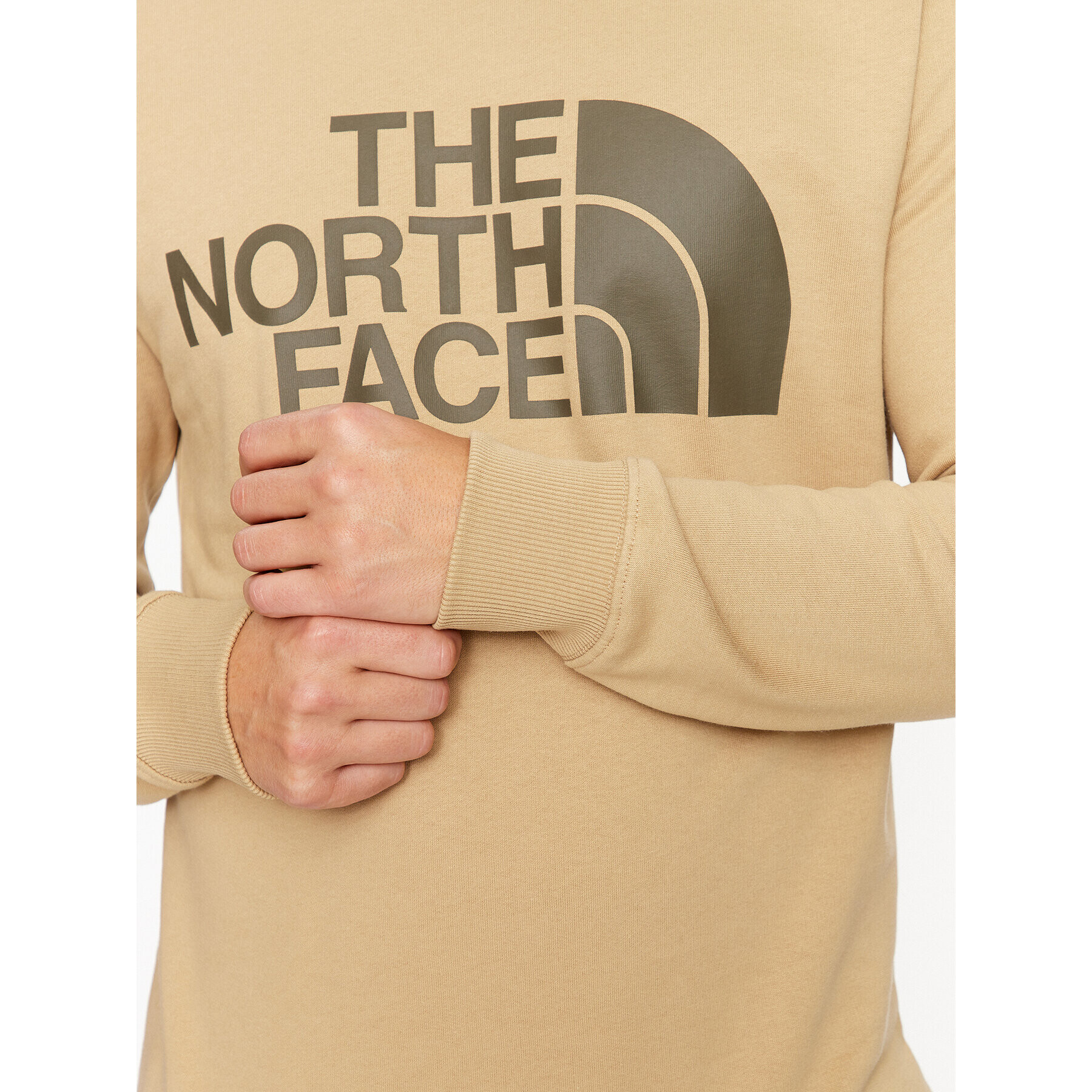 The North Face Суитшърт M Standard Crew - EuNF0A4M7WLK51 Бежов Regular Fit - Pepit.bg