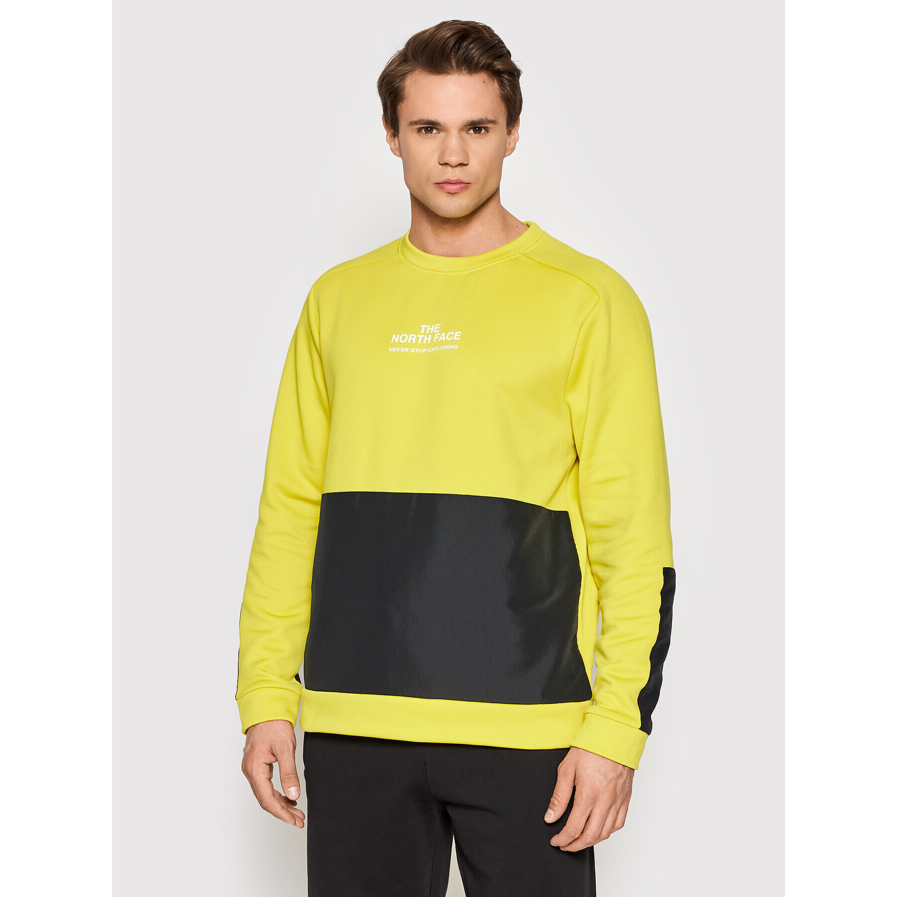 The North Face Суитшърт Ma Crew NF0A5IER Жълт Regular Fit - Pepit.bg