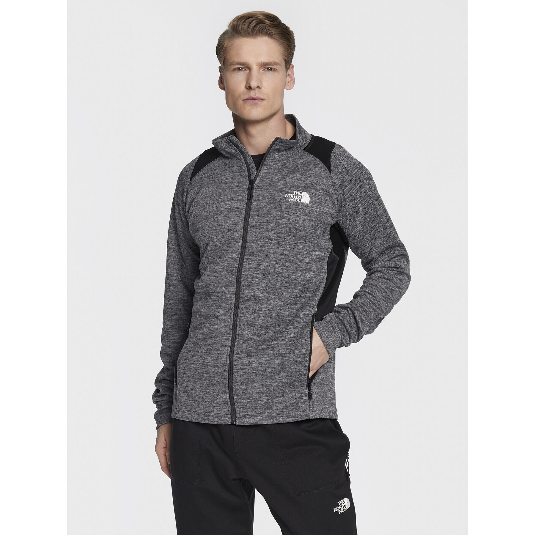 The North Face Суитшърт Midlayer NF0A5IMF Сив Regular Fit - Pepit.bg