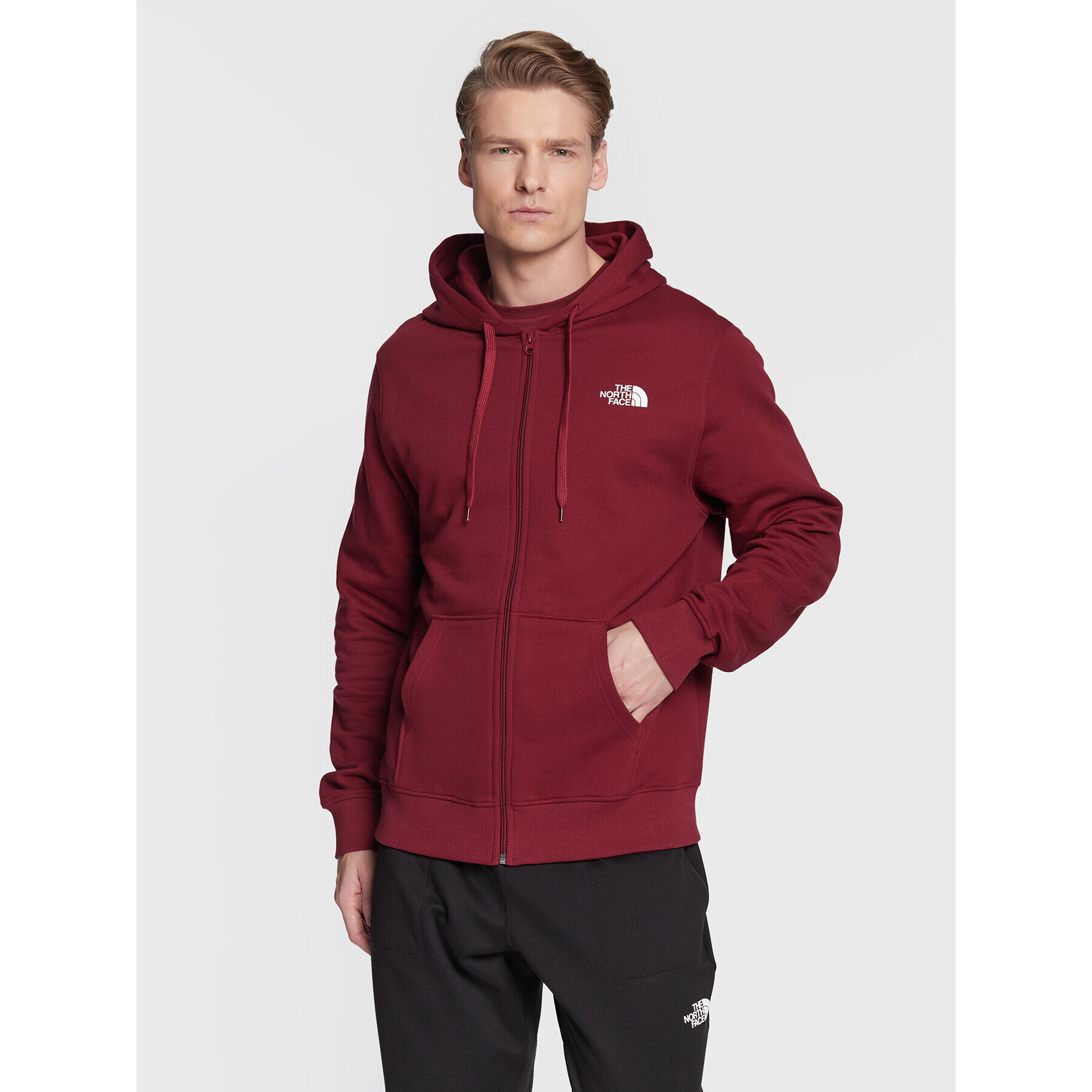 The North Face Суитшърт Open Gate NF00CG46 Бордо Regular Fit - Pepit.bg