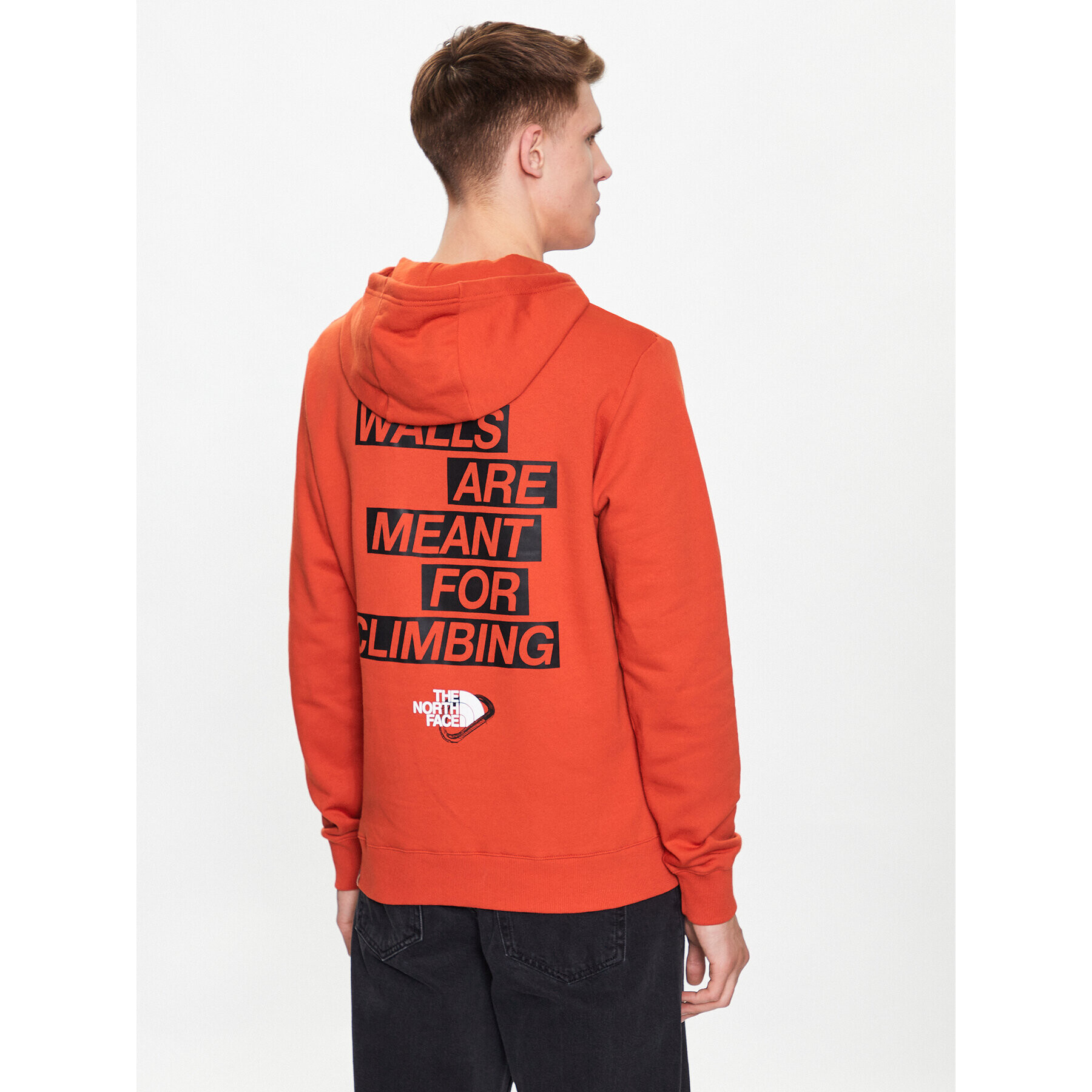 The North Face Суитшърт Outdoor Graphic Hoodie Light NF0A827I Червен Regular Fit - Pepit.bg