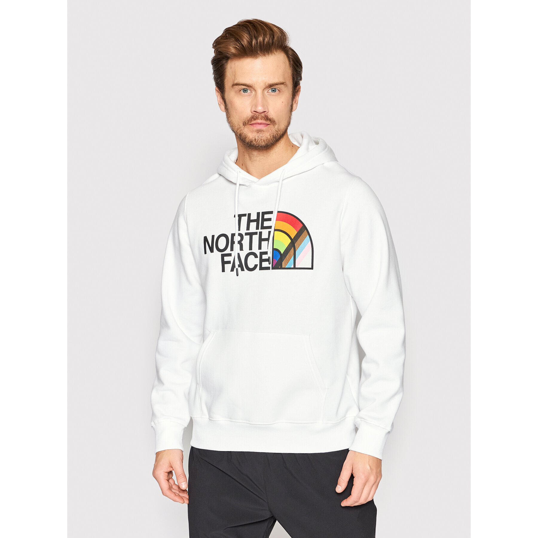 The North Face Суитшърт Pride NF0A7QCK Бял Regular Fit - Pepit.bg