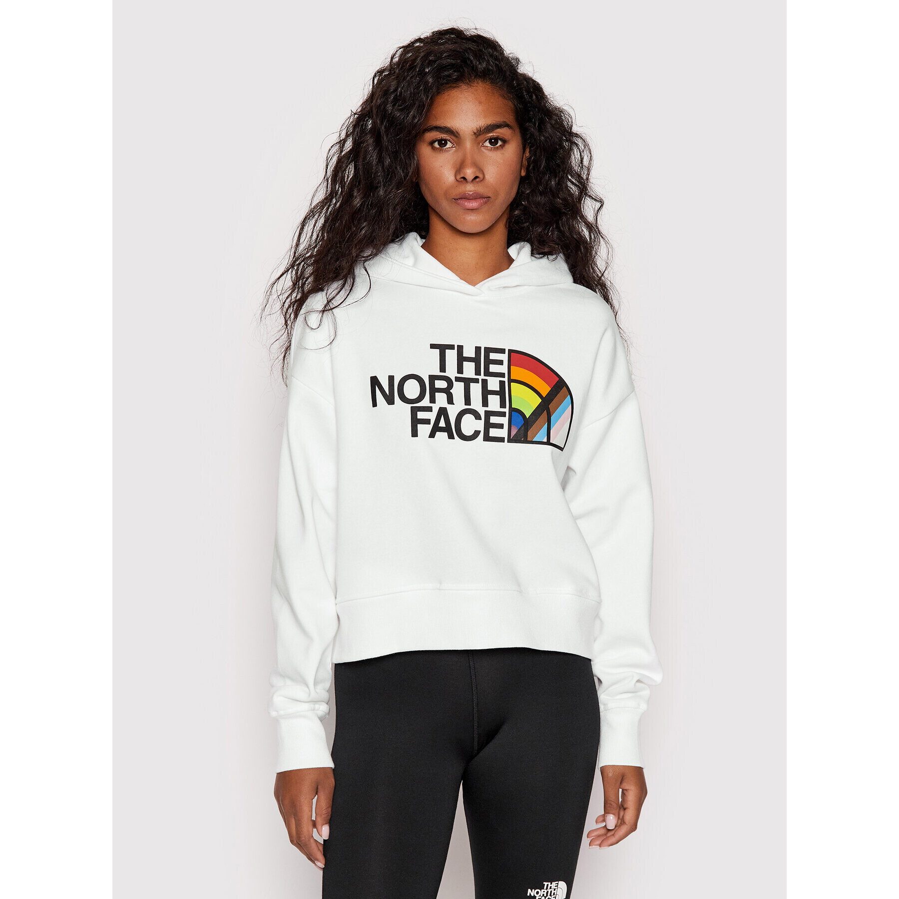The North Face Суитшърт Pride NF0A7QCL Бял Relaxed Fit - Pepit.bg