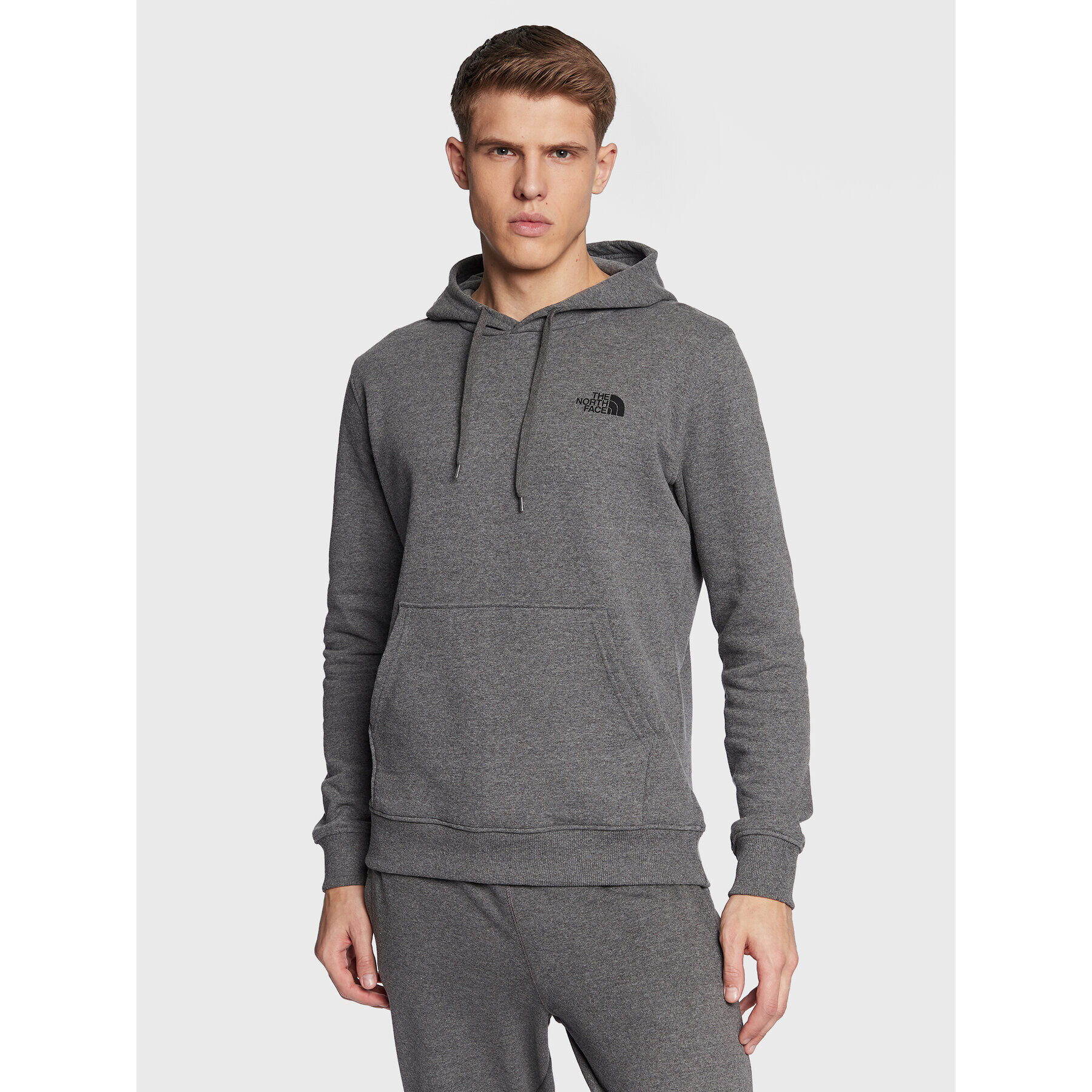 The North Face Суитшърт Simple Dome NF0A7X1J Сив Regular Fit - Pepit.bg