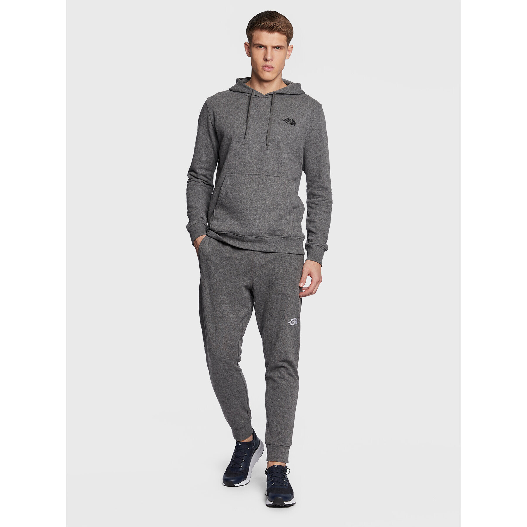 The North Face Суитшърт Simple Dome NF0A7X1J Сив Regular Fit - Pepit.bg
